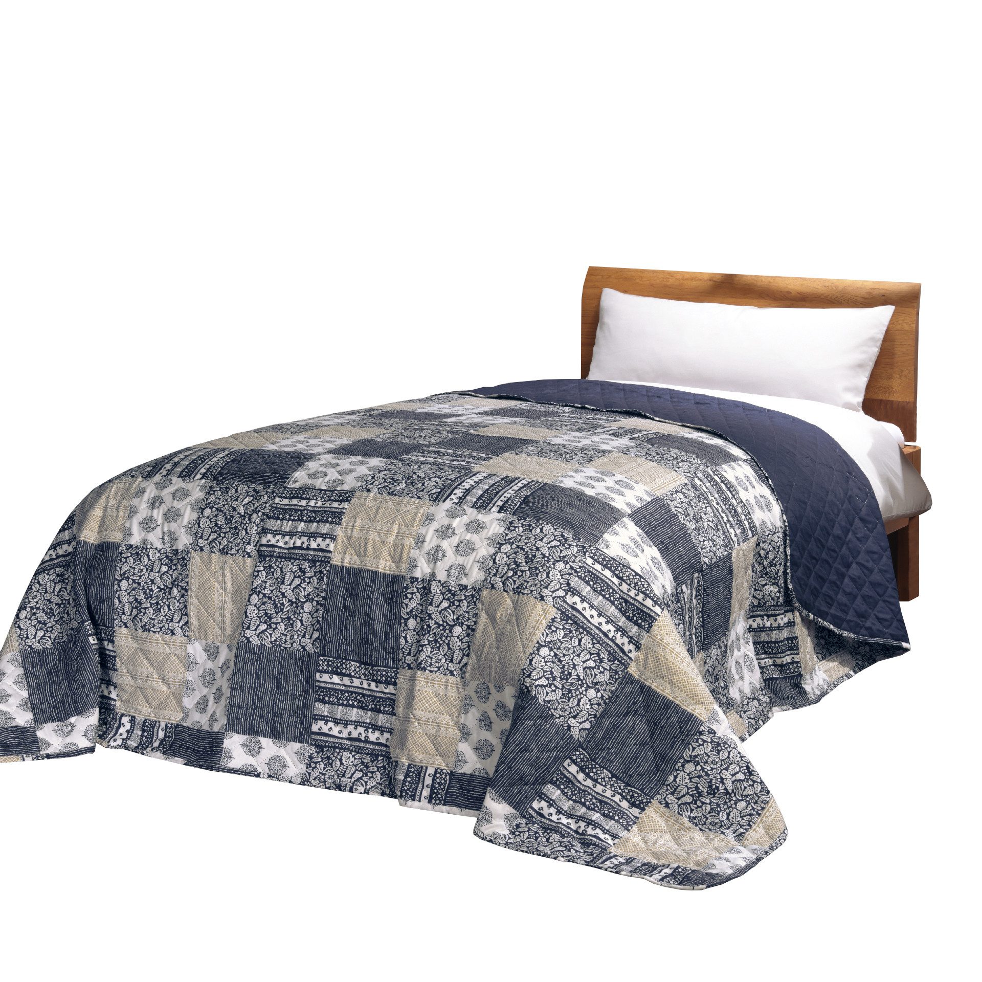 Delindo Lifestyle Bettüberwurf Tagesdecke Mellow, patchwork günstig online kaufen