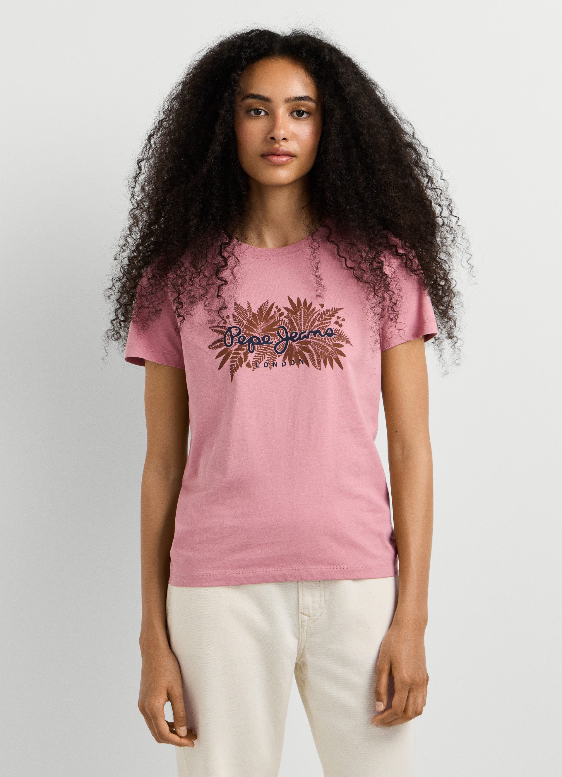 Pepe Jeans T-Shirt CRISTINA mit Druck, reine Baumwolle