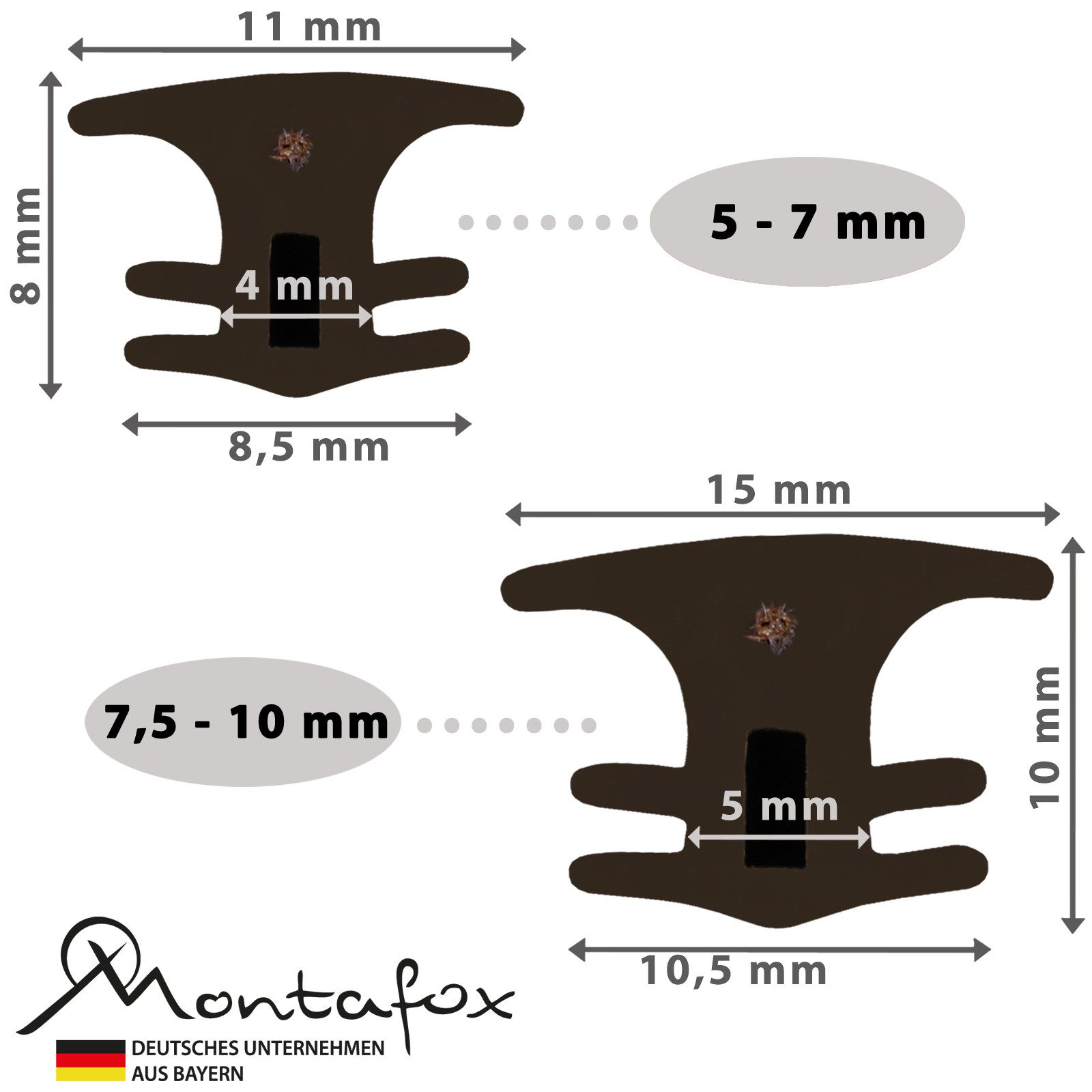 Montafox Terrassendielen Fugendichtband 5 - 10 mm für WPC Holz Stein