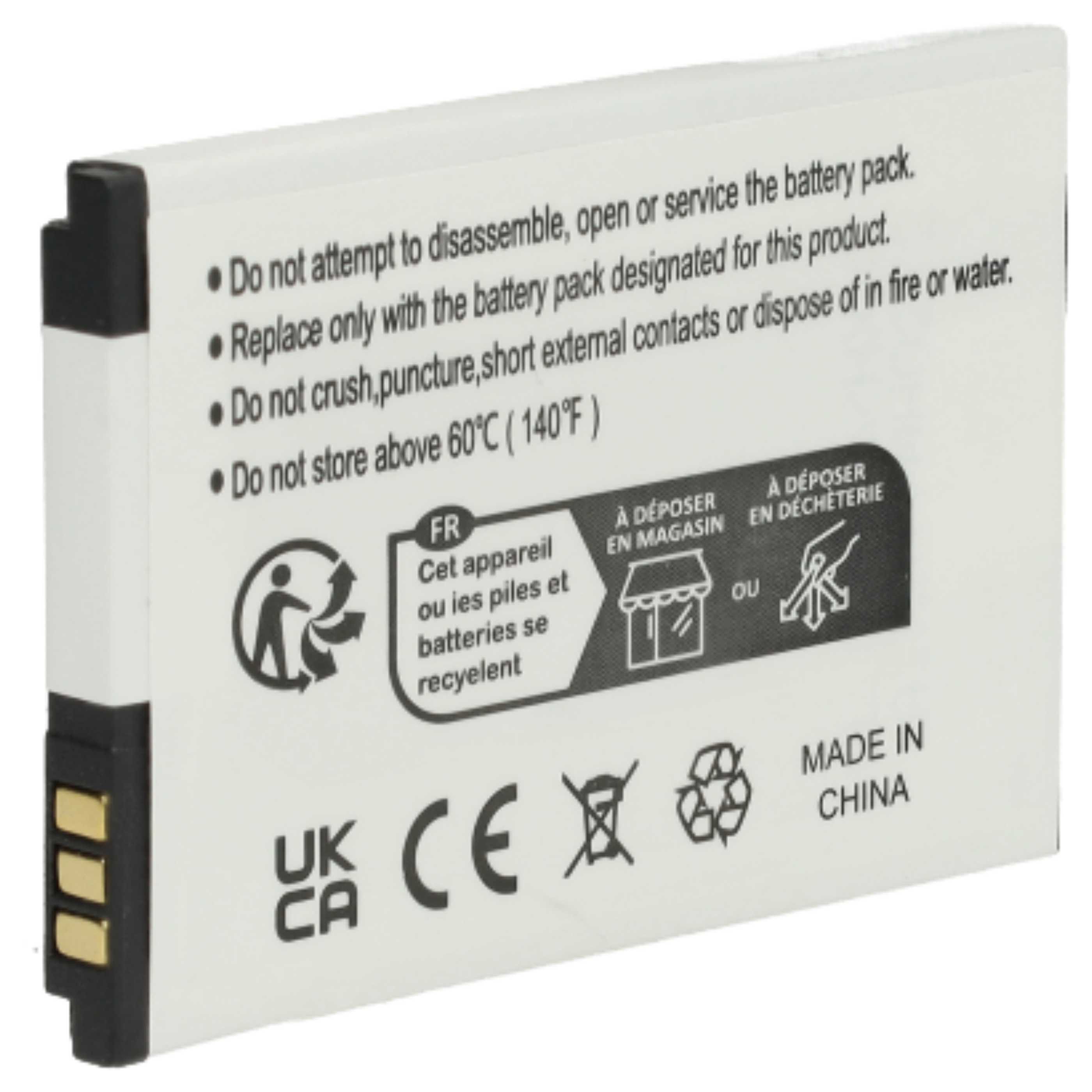 Vhbw Batteria Per Telefono Siemens Gigaset SL450A Go, SL450H – 800mAh, 3,7V, Li-Ion