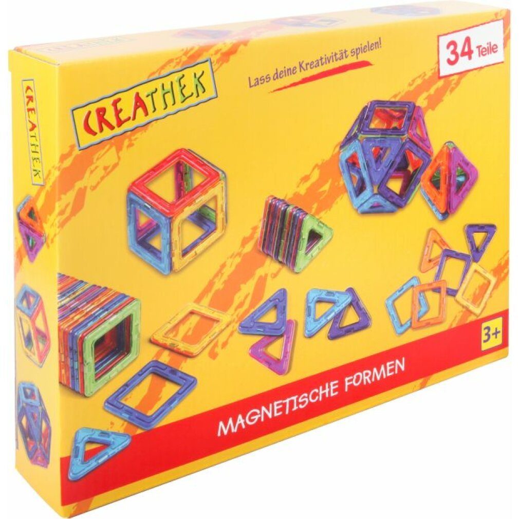 Spiel CR Magnetische Formen, 34 Stück