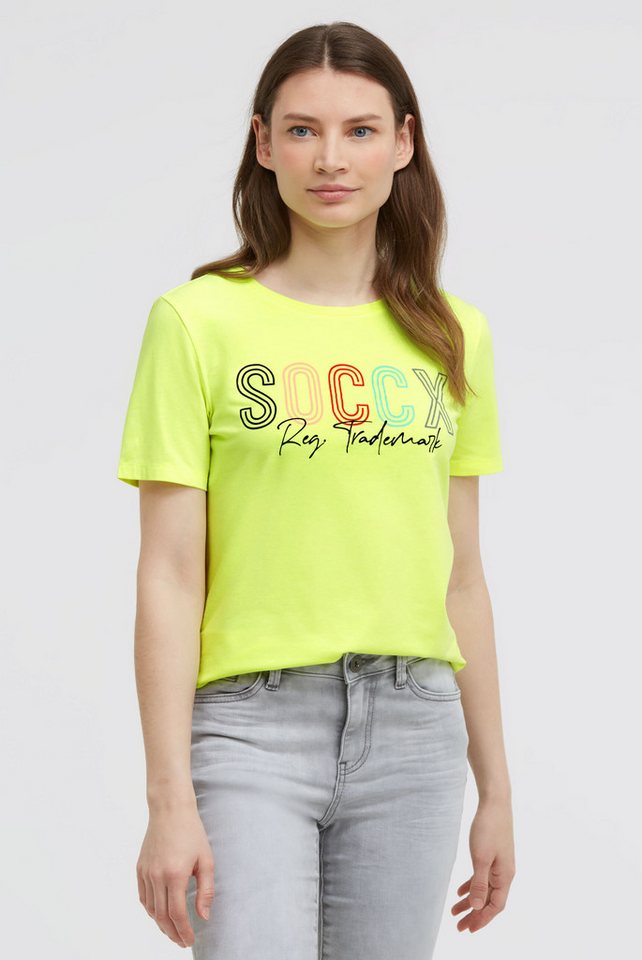 SOCCX Rundhalsshirt mit Necktape