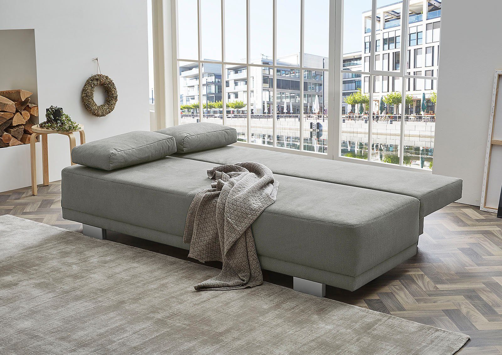 Jockenhöfer Gruppe Schlafsofa Luzio, inklusive Bettfunktion und viel Staura günstig online kaufen