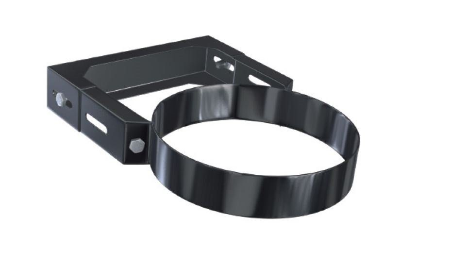 Schornstein-Zentrallager Wandhalter Wandabstandshalter Wandhalter für DW Schornstein DW150 - 50 mm starr