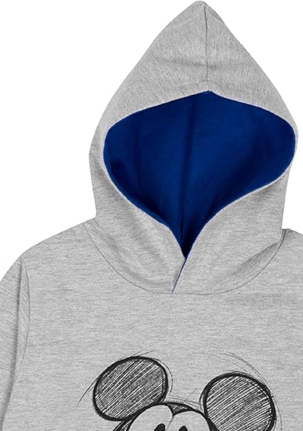 Disney Mickey Mouse Kapuzenpullover Kapuzenpullover Hoodie für Jungen Pullover mit Kapuze für Kinder Grau – Bild 3 von 3