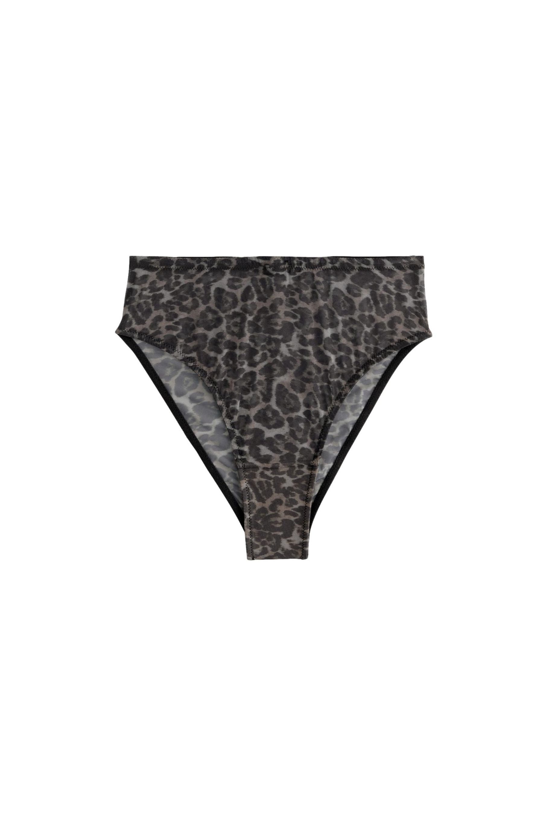 Slip Meshslip mit hohem Beinschnitt
