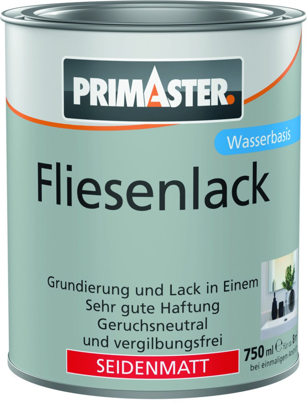 Primaster Fliesenlack Primaster Fliesenlack 750 ml lichtgrau seidenmatt