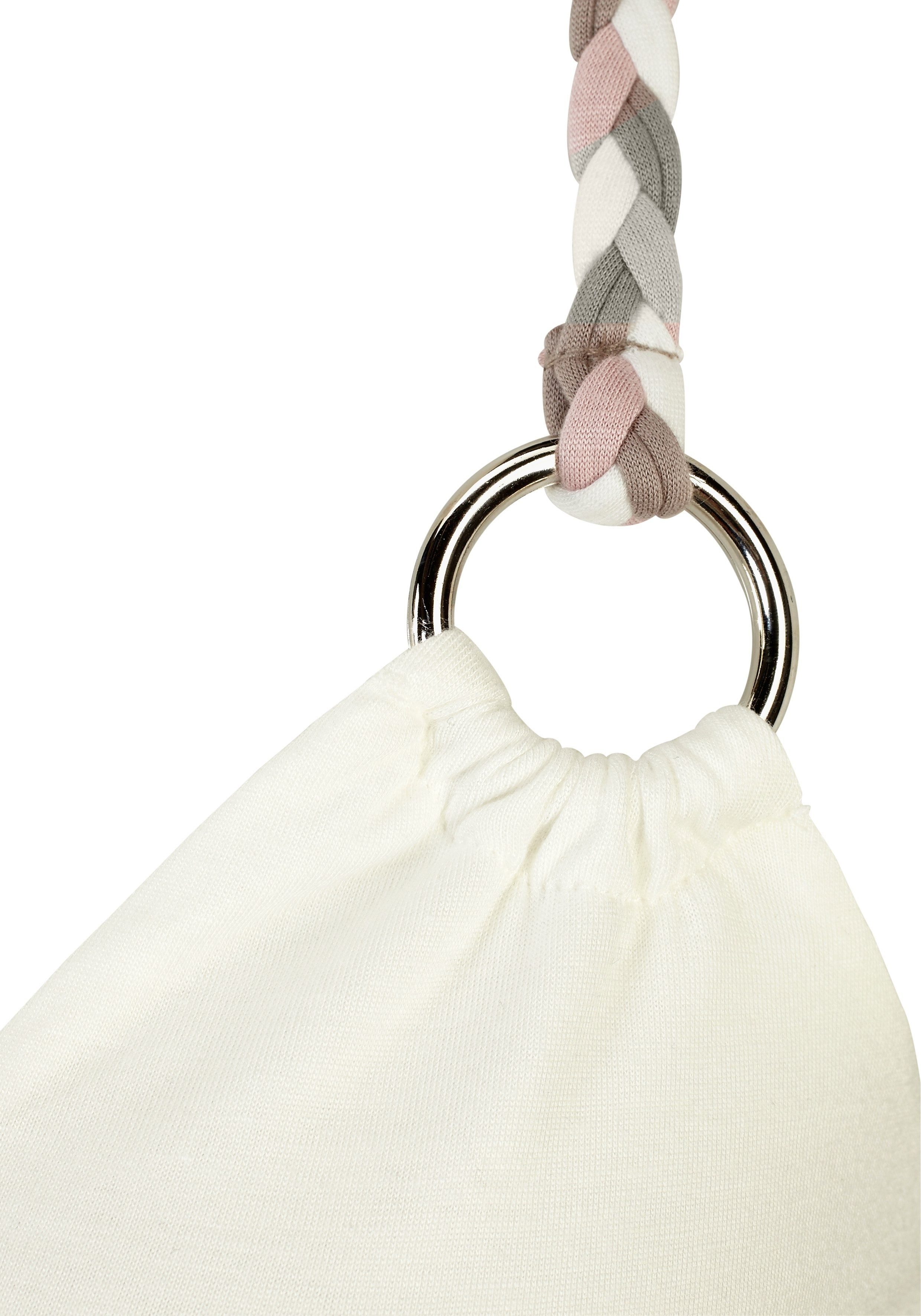 Beachtime Strandkleid mit Color-Blocking-Optik, Neckholderkleid, Minikleid