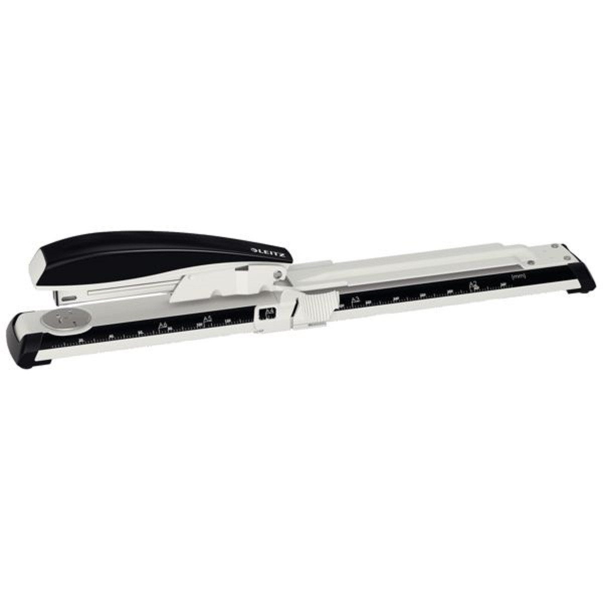 LEITZ Langarmstanzer LEITZ Heftgerät 5560 Langarm schwarz/grau für Heftklammern 24/6 24/8