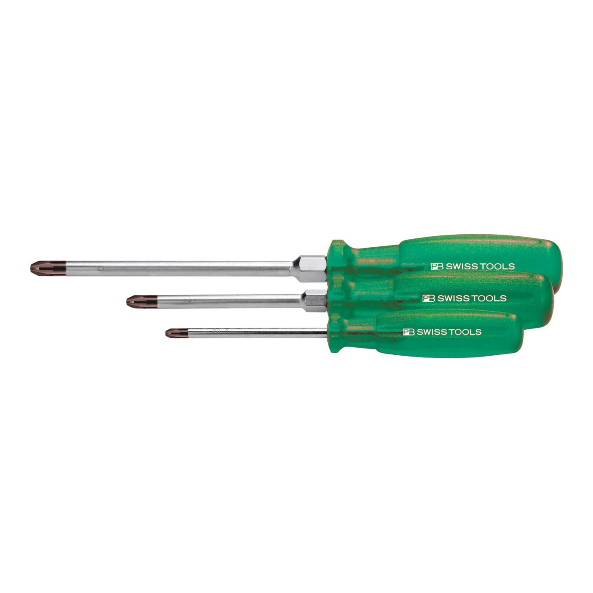 Schraubendreher PB Swiss Tools Pozidriv-Schraubendreher-Satz, mit "Multicraft"-Krafthe