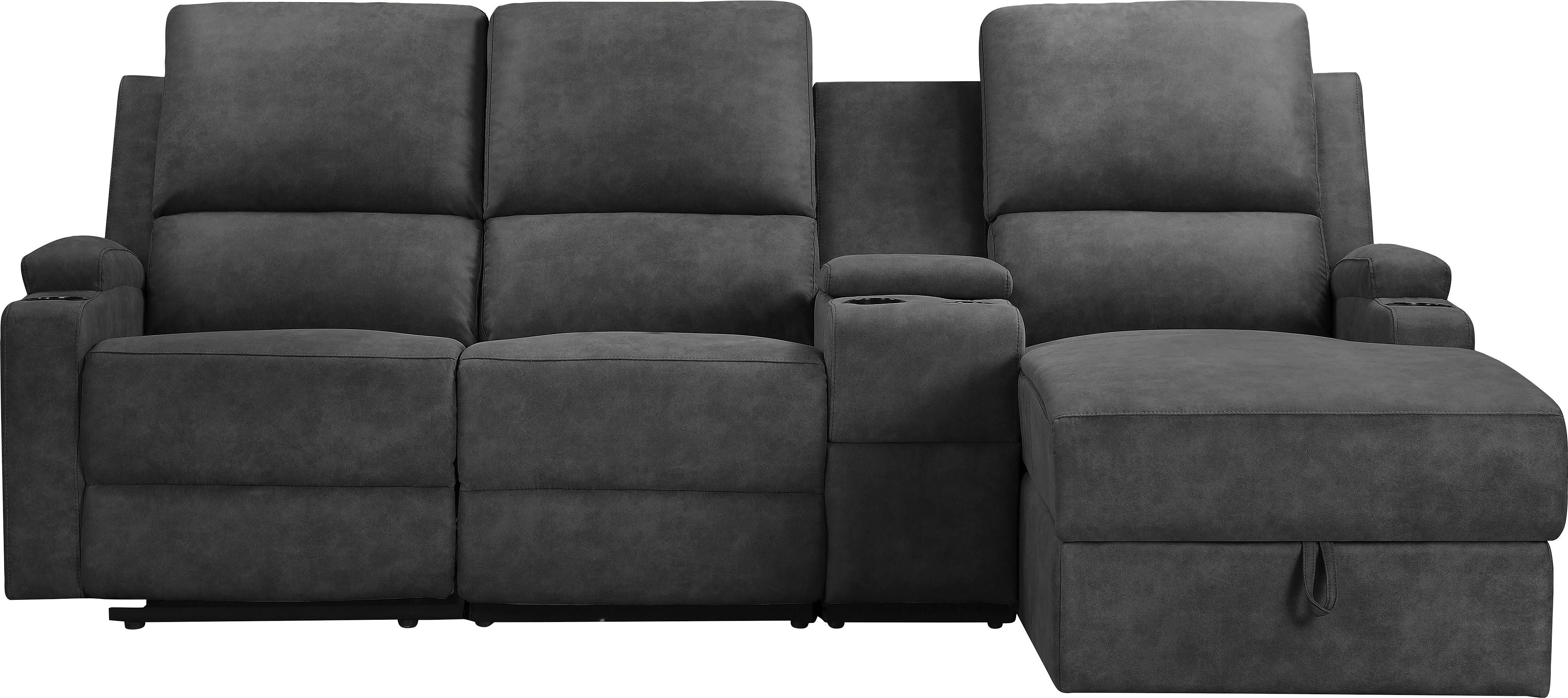 Home affaire Ecksofa NAPORI Multimediasofa, 3er günstig online kaufen