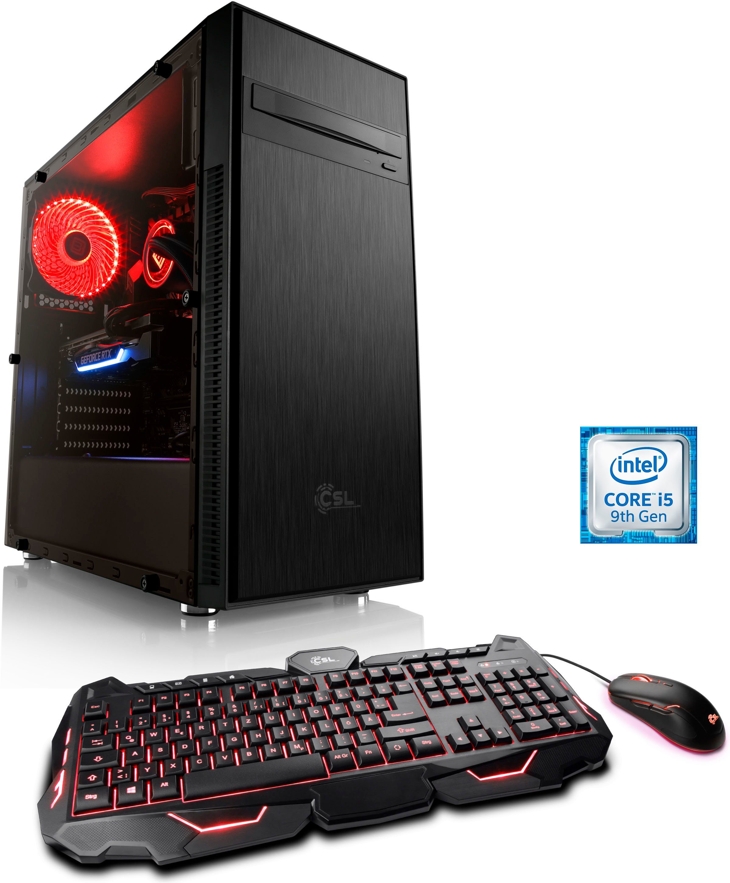 CSL HydroX V5111 Wasserkühlung Gaming-PC (Intel® Core i5 Core™ i5-9600KF,  16 GB RAM, 500 GB SSD, Wasserkühlung) online kaufen | OTTO