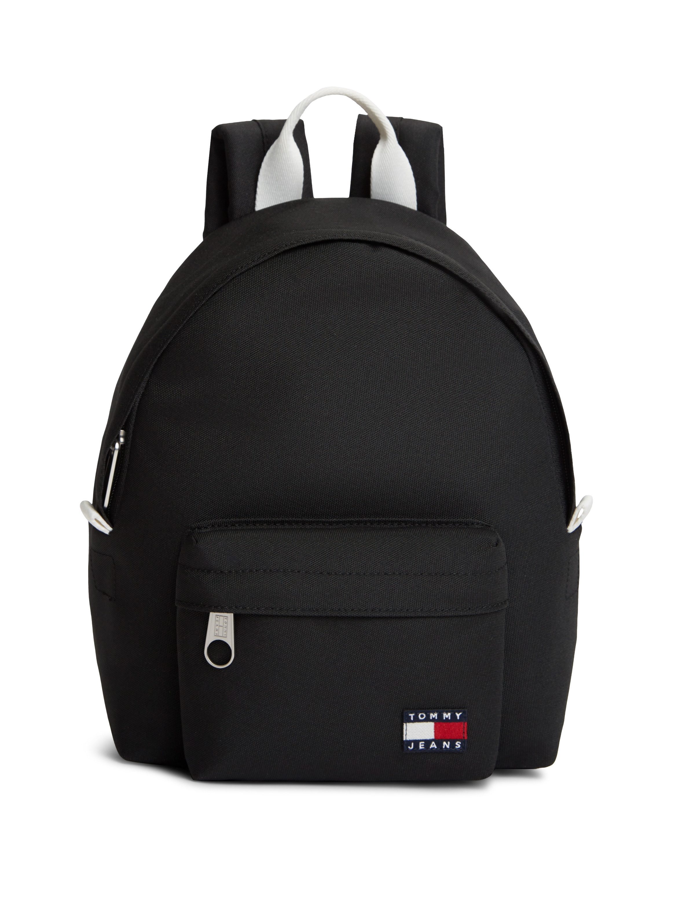 Tommy Jeans Cityrucksack TJW ESS DAILY DOME BACKPACK, Unisex Reiserucksack, Freizeitrucksack mit kontrastfarbigen Tragegriff