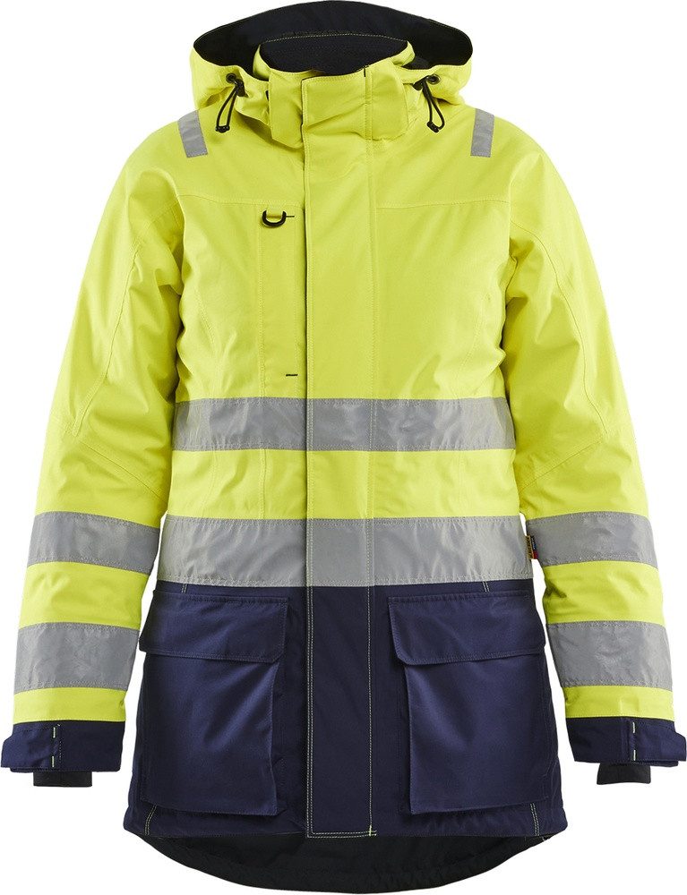 Blåkläder Warnschutz-Shirt Damen High Vis Winterparka