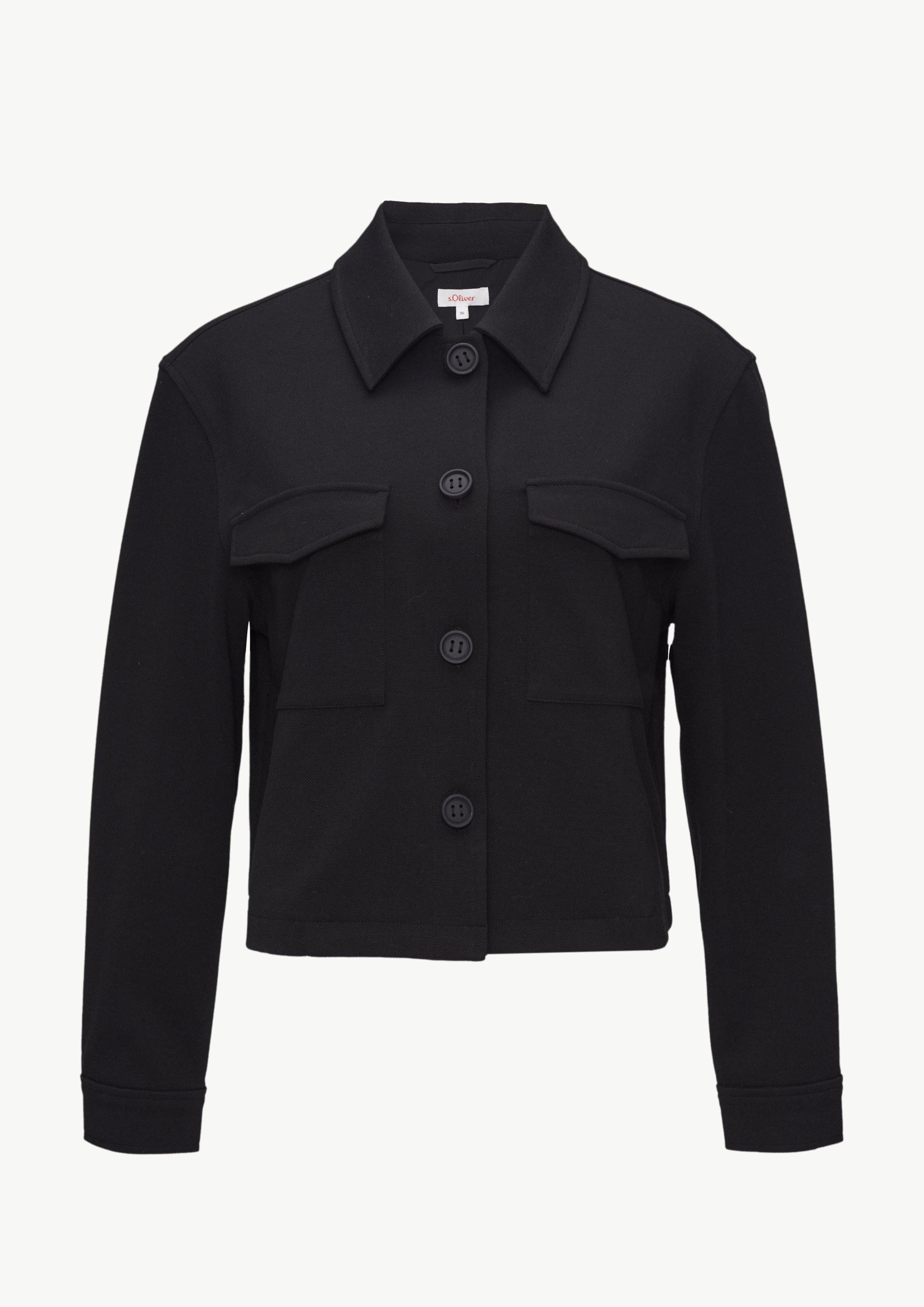s.Oliver Funktionsjacke Verkürzte Jacke mit Faltendetail günstig online kaufen