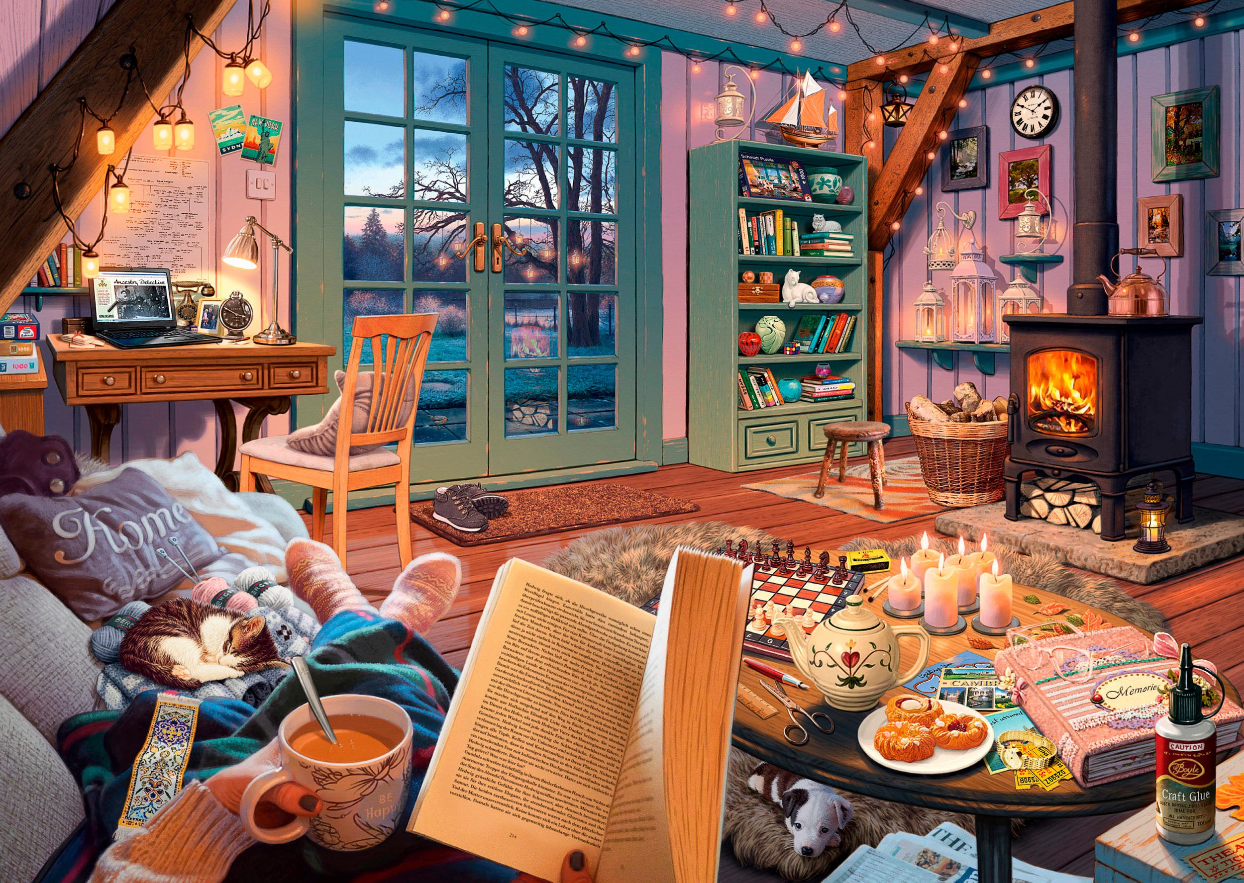 Schmidt Spiele Puzzle Secret, Im Ferienhaus von Steve Read, 1000 Puzzleteil günstig online kaufen