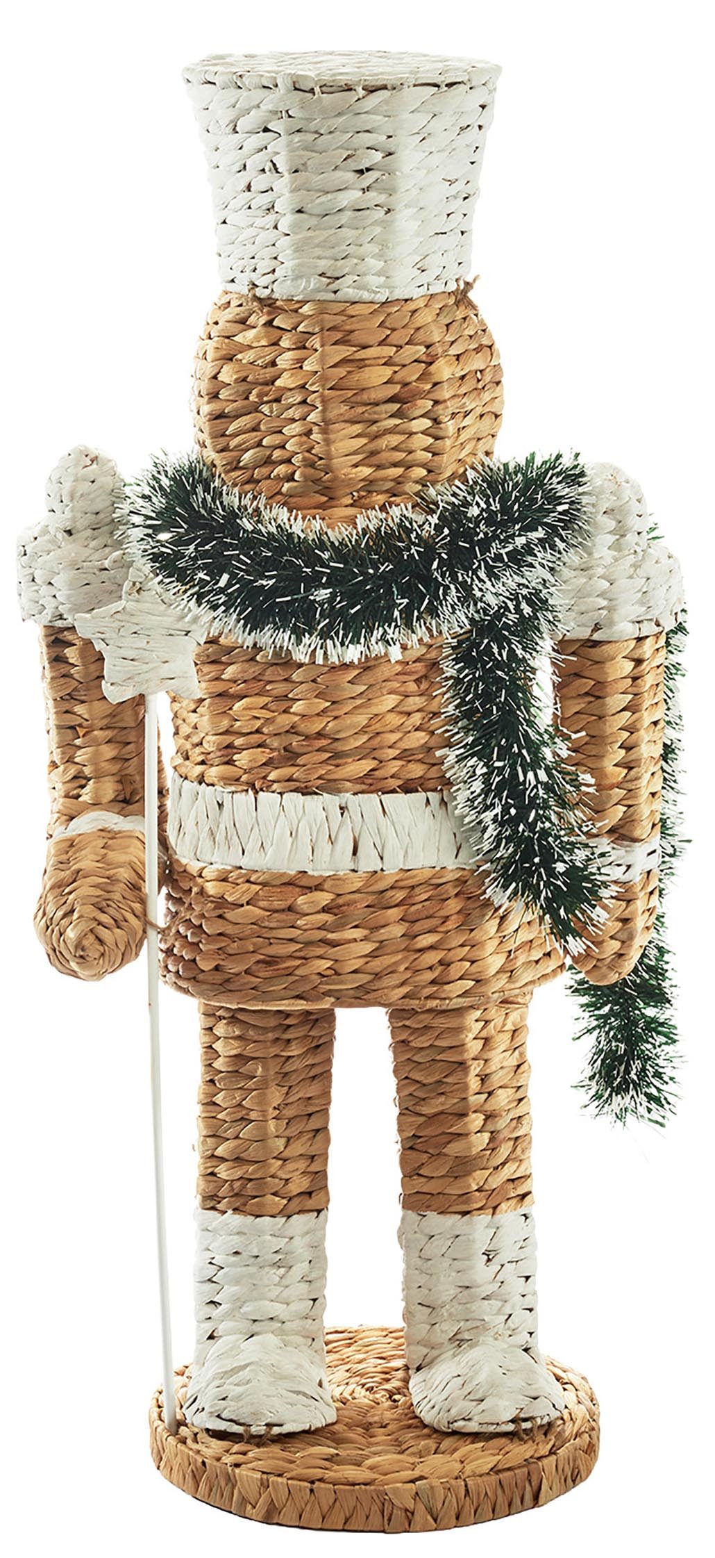 Kobolo Dekoobjekt Weihnachtsdeko Dekoration Dekofigur NUSSKNACKER (Stück, 1 St., Stück), 35x44x98 cm