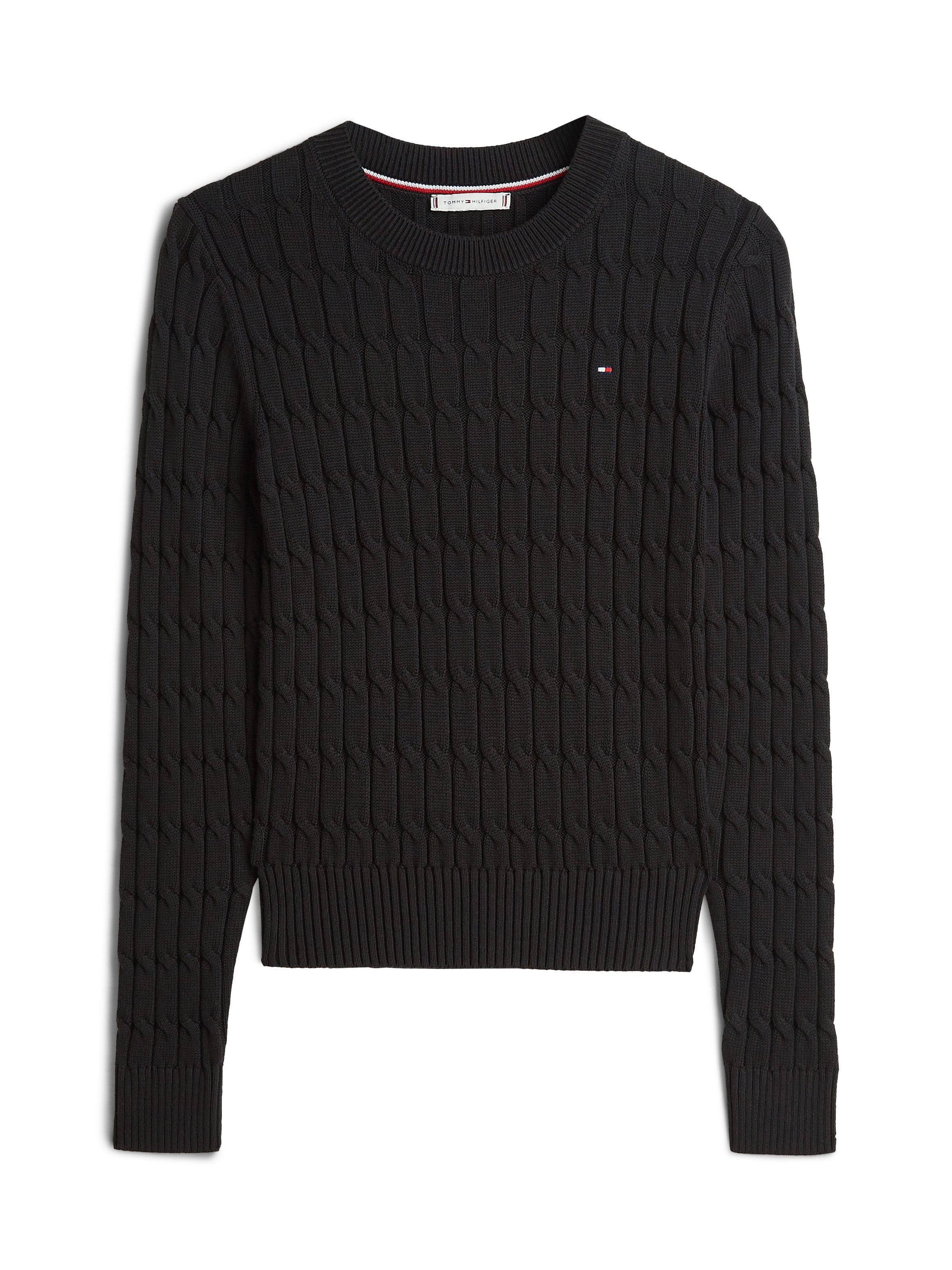Rundhalspullover CO CABLE MID GG C-NK LS SWT