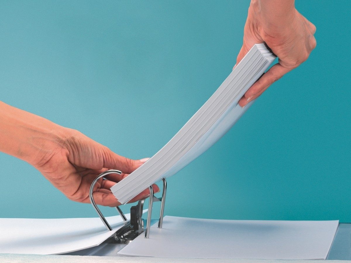 LEITZ Aktenordner Ordner Kunststoff A4 180Grad 52mm schwarz