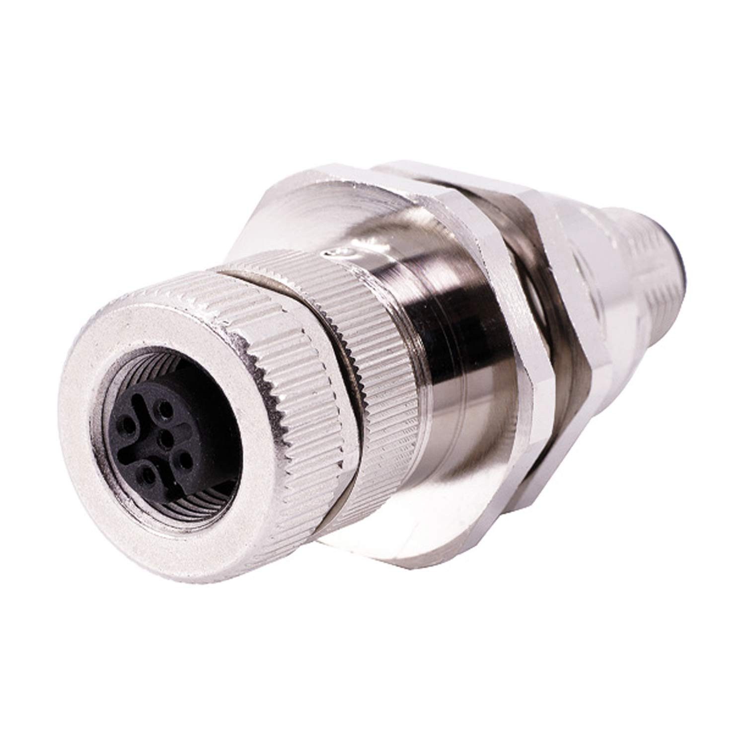 Phoenix Contact Sensor Titel:M12/M12 Wanddurchführung 1xStift/1xBuchse gerade 5/5-pol. A-Kod, (Sensor-/Aktor-Steckverbinder)