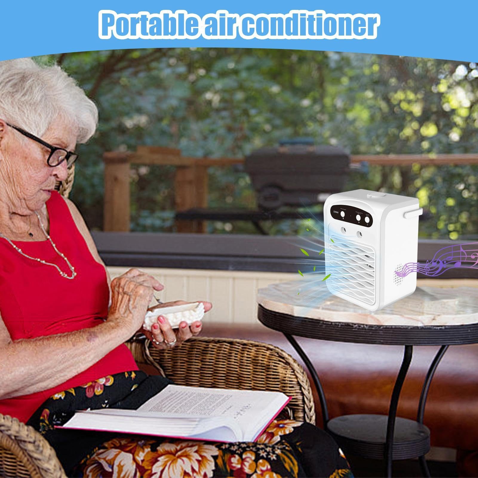RWEUOQ Standventilator Tragbare Klimaanlage mit 1000ml günstig online kaufen