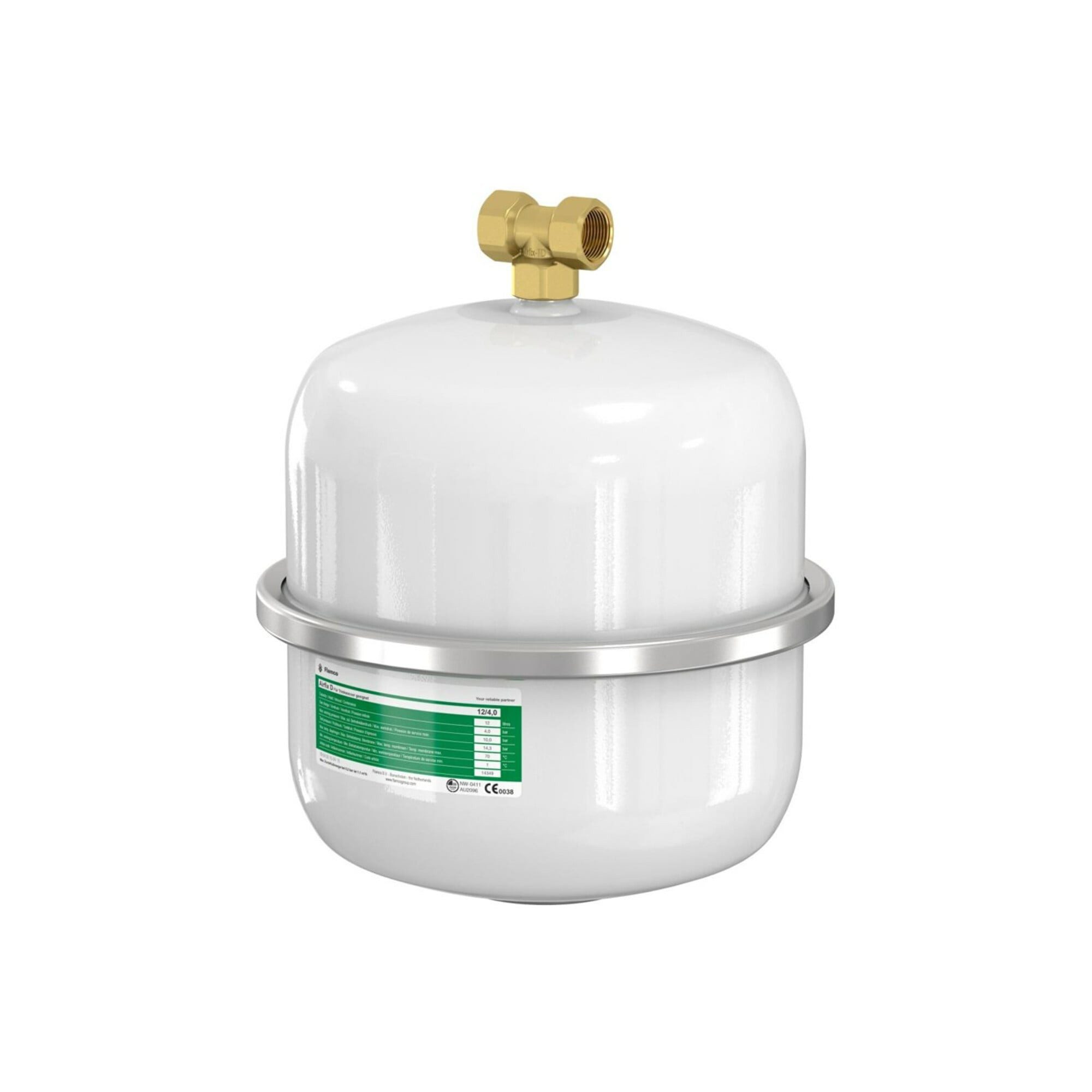 Flamco Infrarotheizung Flamco Membran-Druckausdehnungsgefäß AIRFIX D 8 l, 10 b, Vordr. 4 b, R