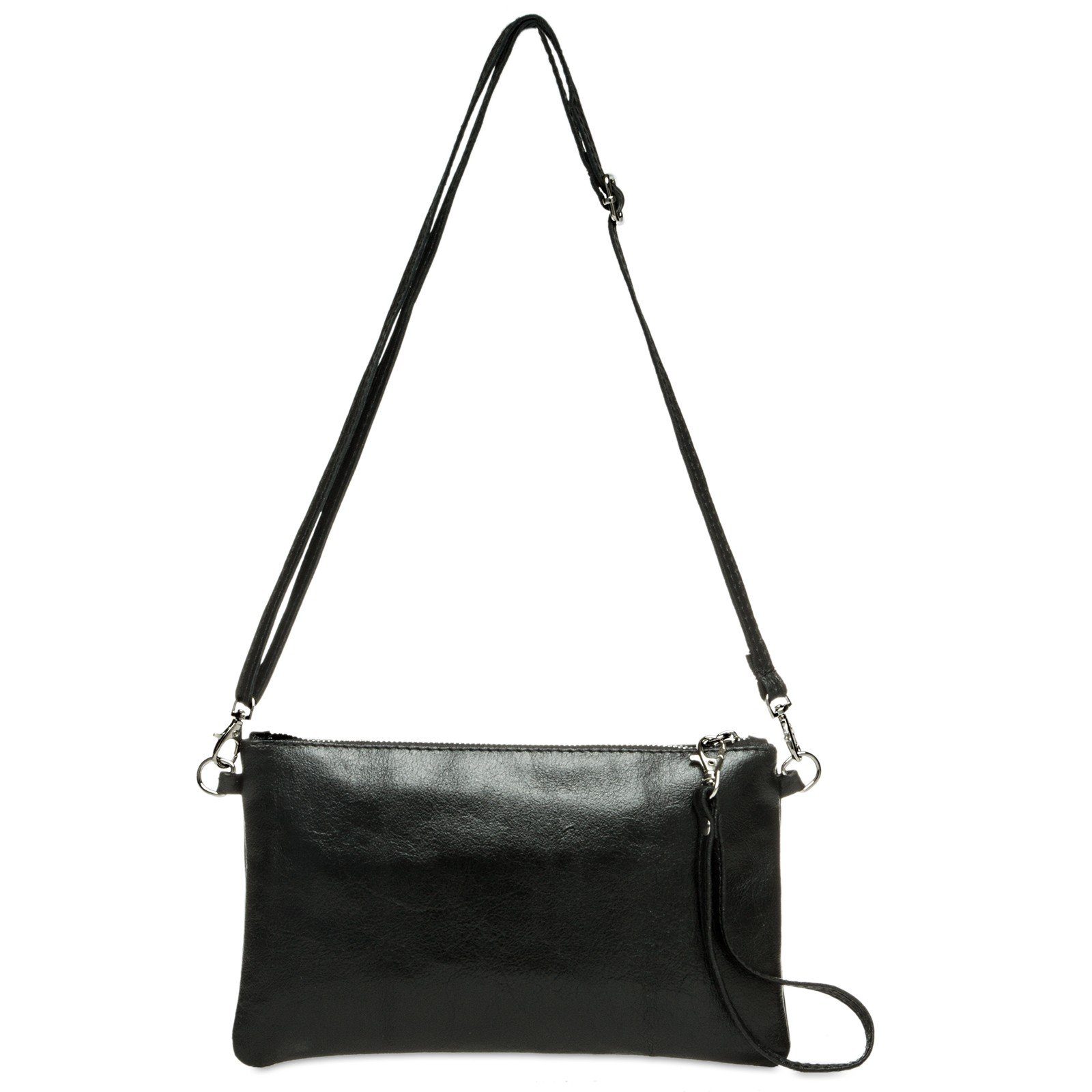 Caspar Clutch Leder Abendtasche Damen Umhängetasche günstig online kaufen