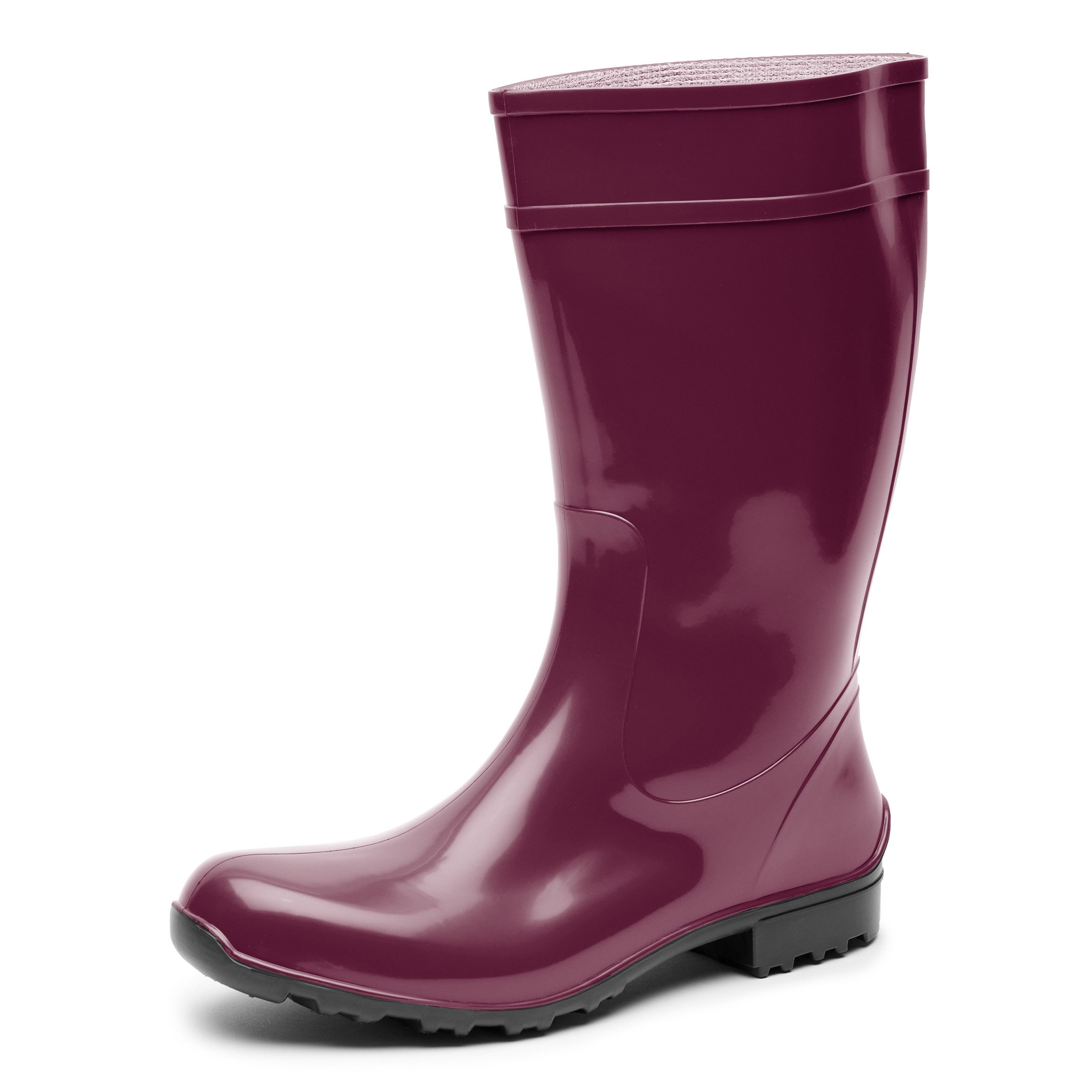 Ladeheid lange Regenstiefel für Frauen LA-967 Gummistiefel Damen hoch und robust