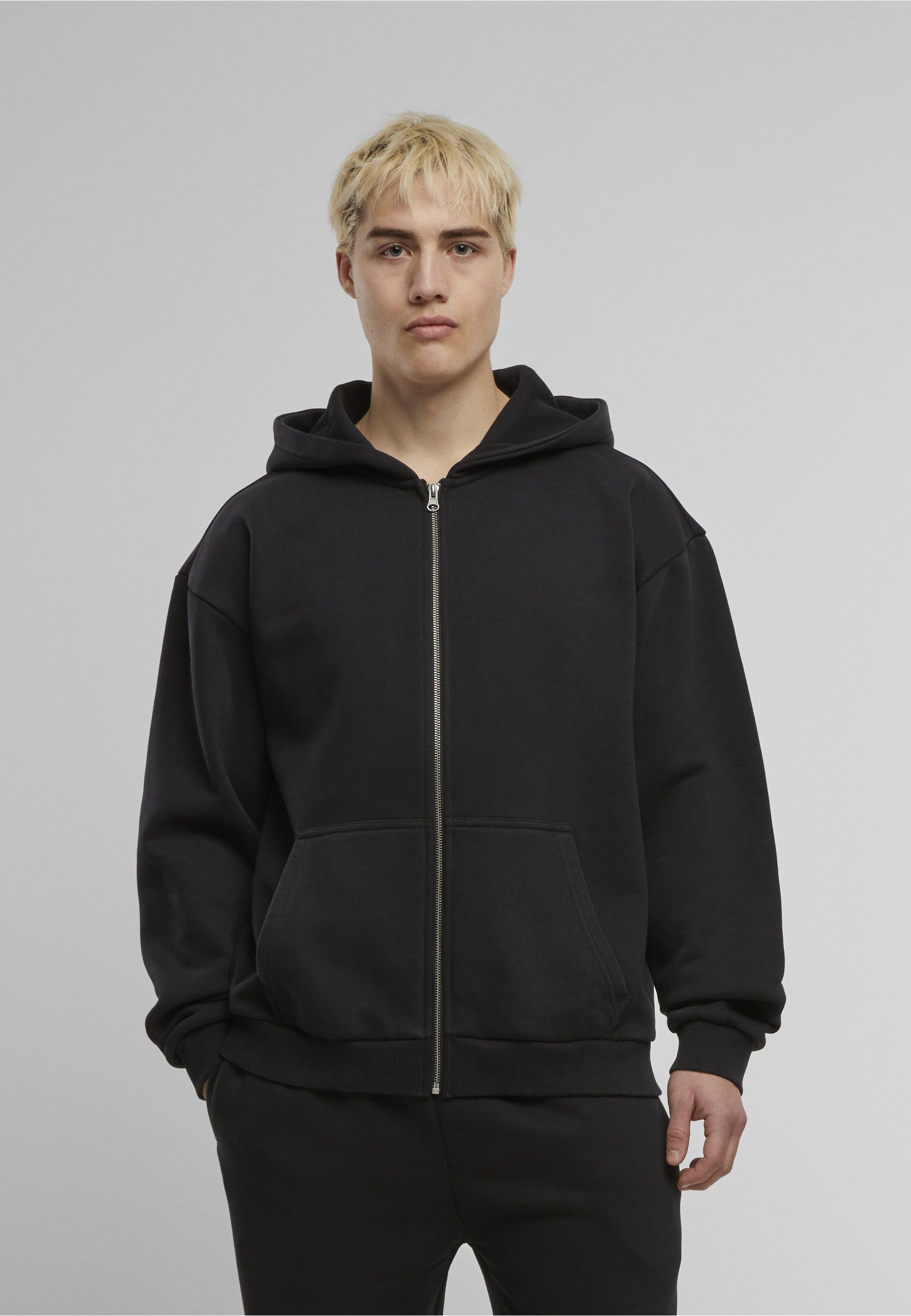 URBAN CLASSICS Sweatjacke Urban Classics Vintage Heavy Zip Hoodie