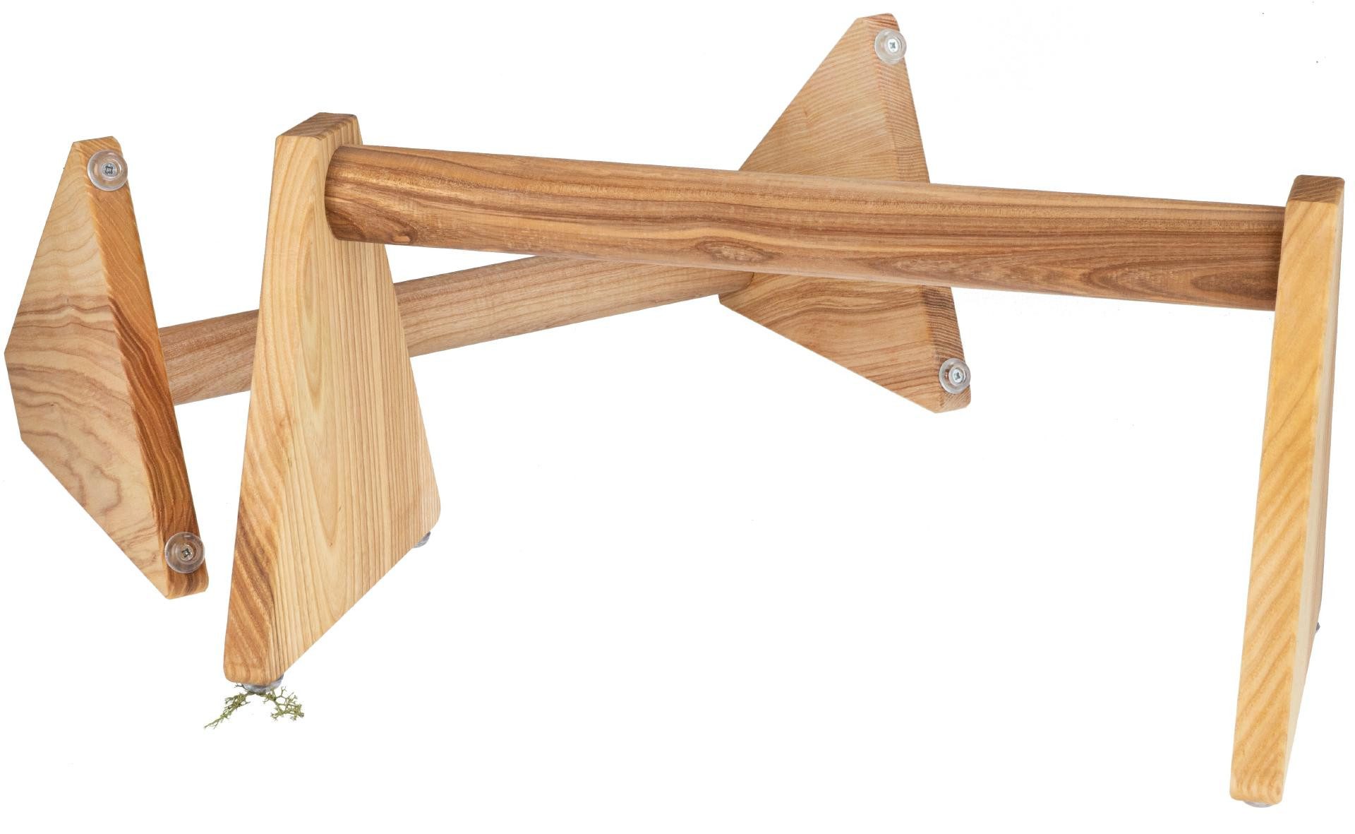 Holz Frank Liegestützgriffe Liegestützgriffe aus Esche geölt - 2 Stück Set - Fitness-Training