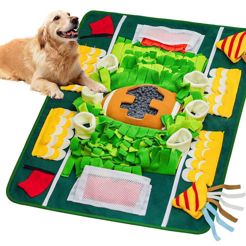 Ledander Schnüffelteppich Hunde Schnüffelteppich Waschbar,Suchteppich Schnüffeldecke, Trainingsmatte,interaktives Hunde-Puzzle-Spielzeug,Hundespielzeug