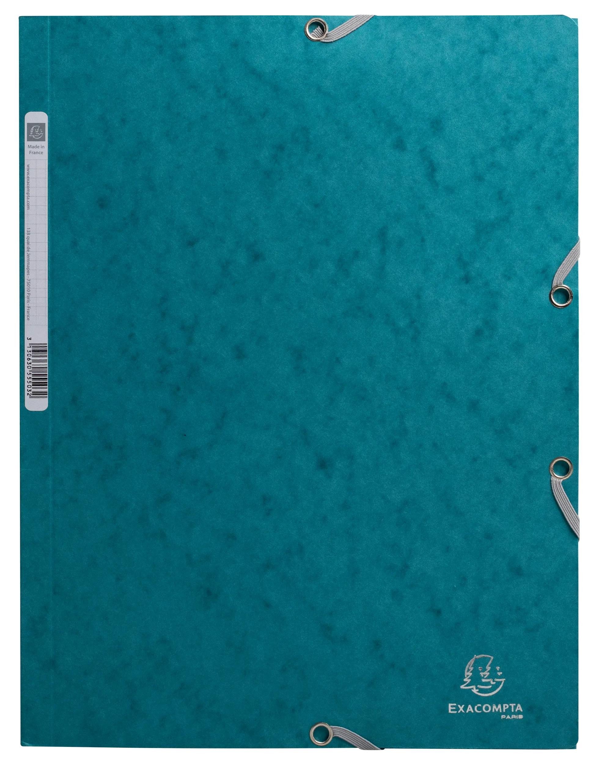 Organisationsmappe 25x Sammelmappe Colorspan 400g, 24x32cm, Skandi - Pazifikblau - 55272E