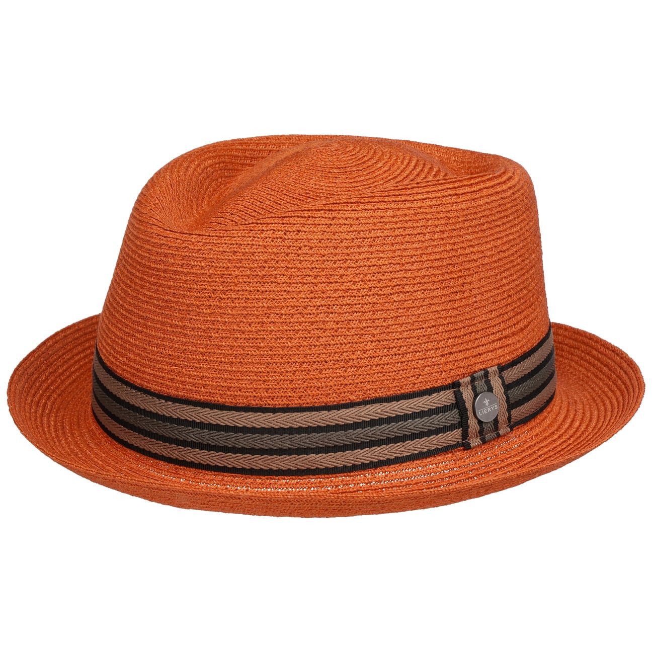 Lierys Sonnenhut (1-St) Porkpie mit Ripsband, Made in Italy