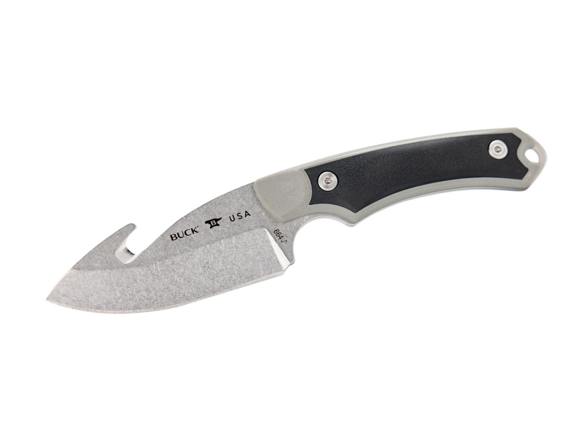 Buck Knives Taschenmesser Buck Alpha Hunter Select Guthook Grau/Schwarz 664GYG