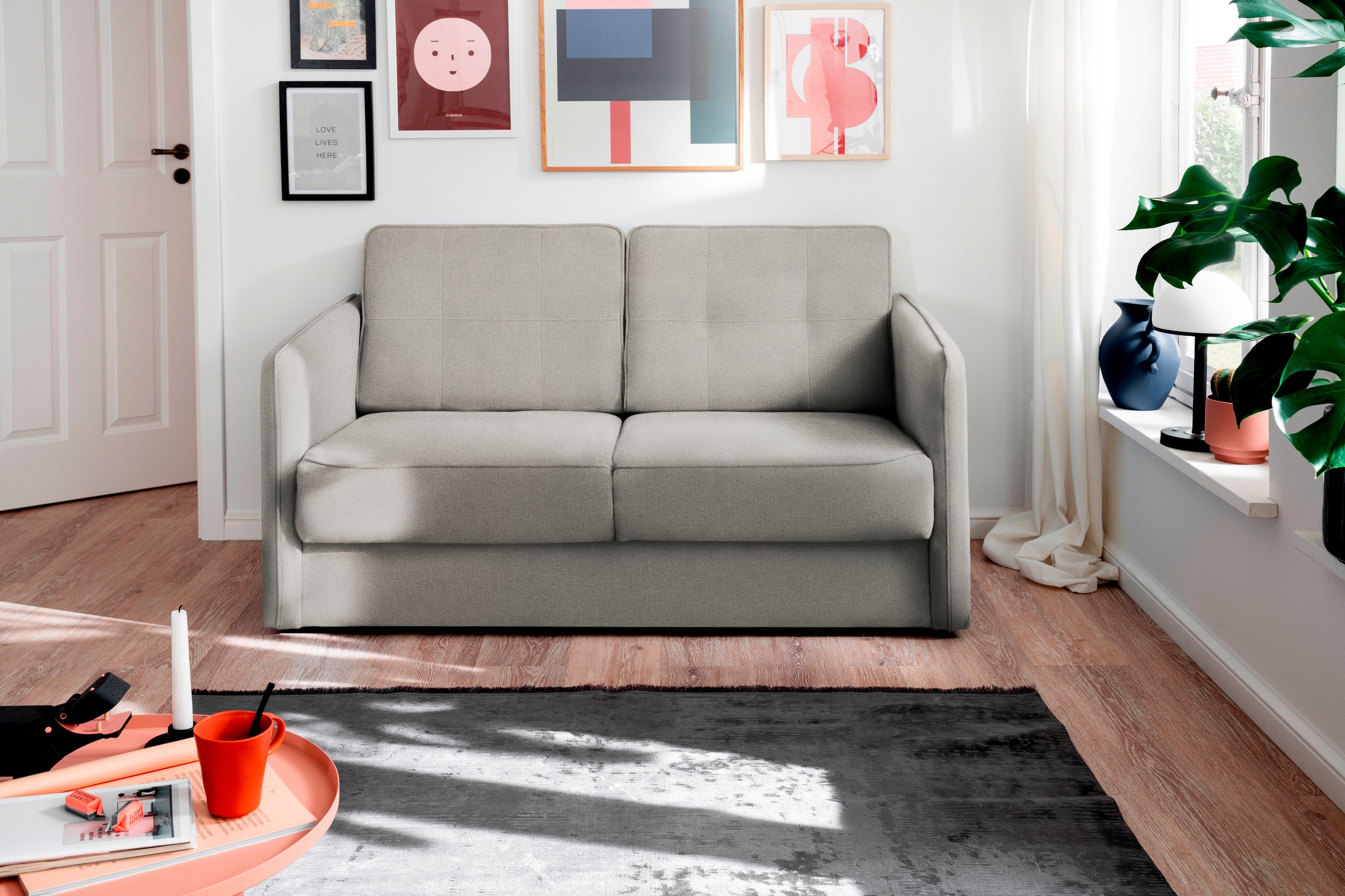 INOSIGN Schlafsofa Milano, zwei einzeln ausziehbare günstig online kaufen