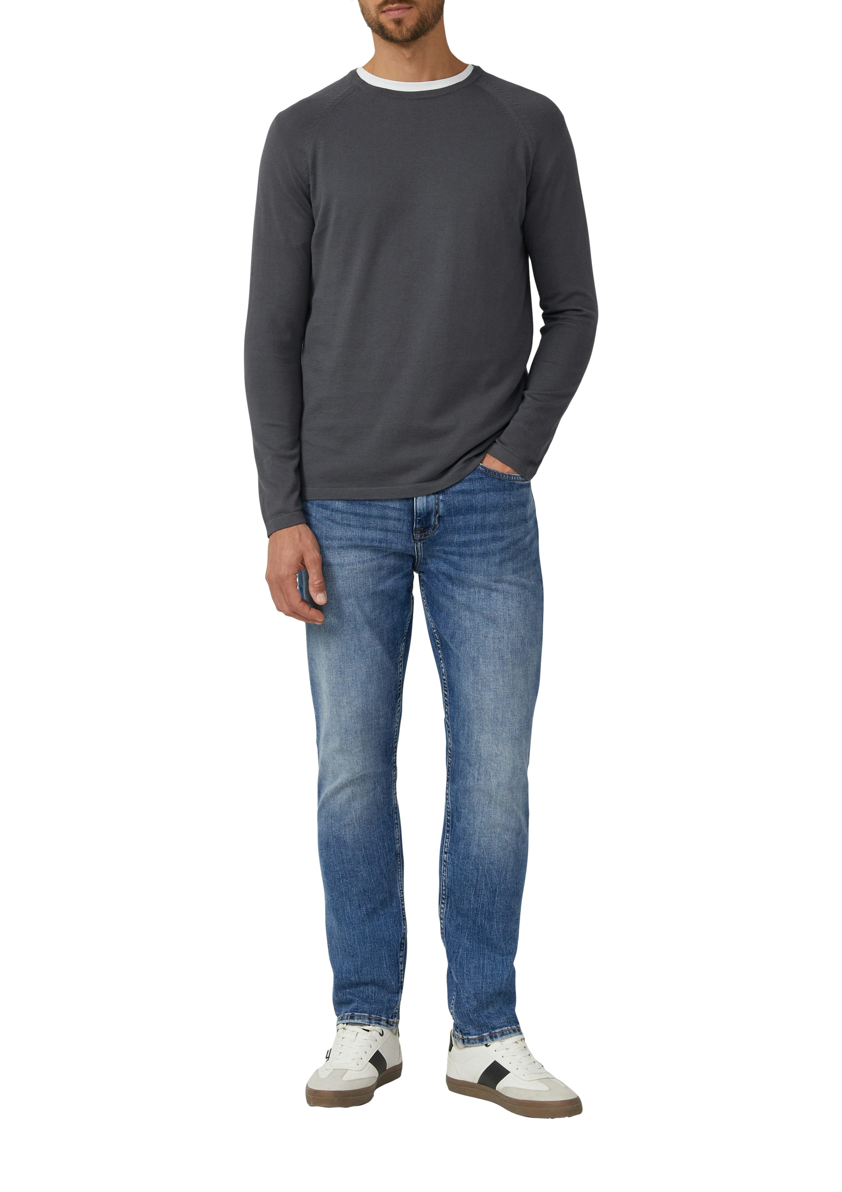 s.Oliver Rundhalspullover mit Raglanärmeln günstig online kaufen