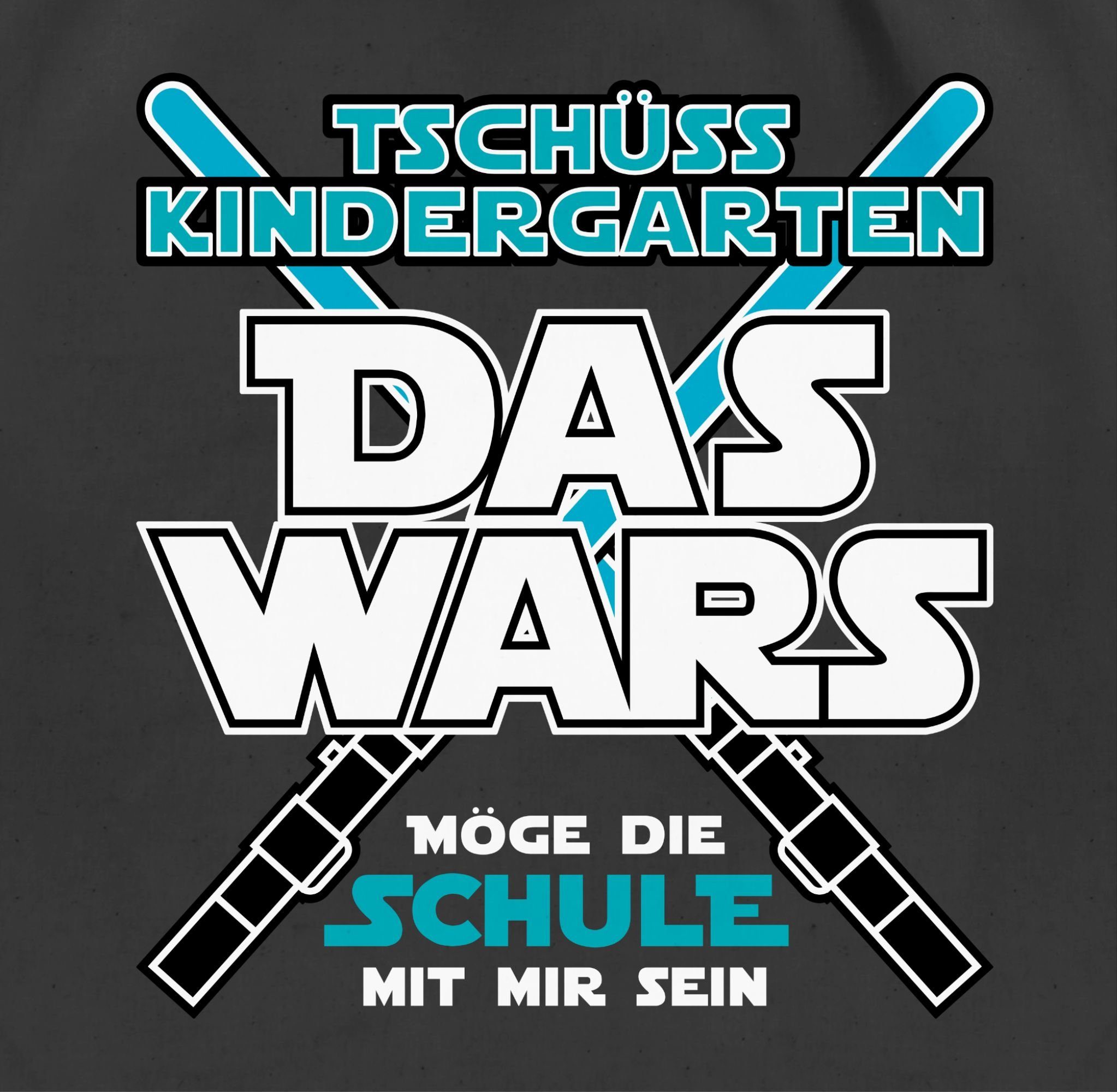 Spielzeug Kindertaschen Shirtracer Turnbeutel Das Wars Kindergarten Blau - Schulkind Einschulung und Schulanfang - Turnbeutel, E