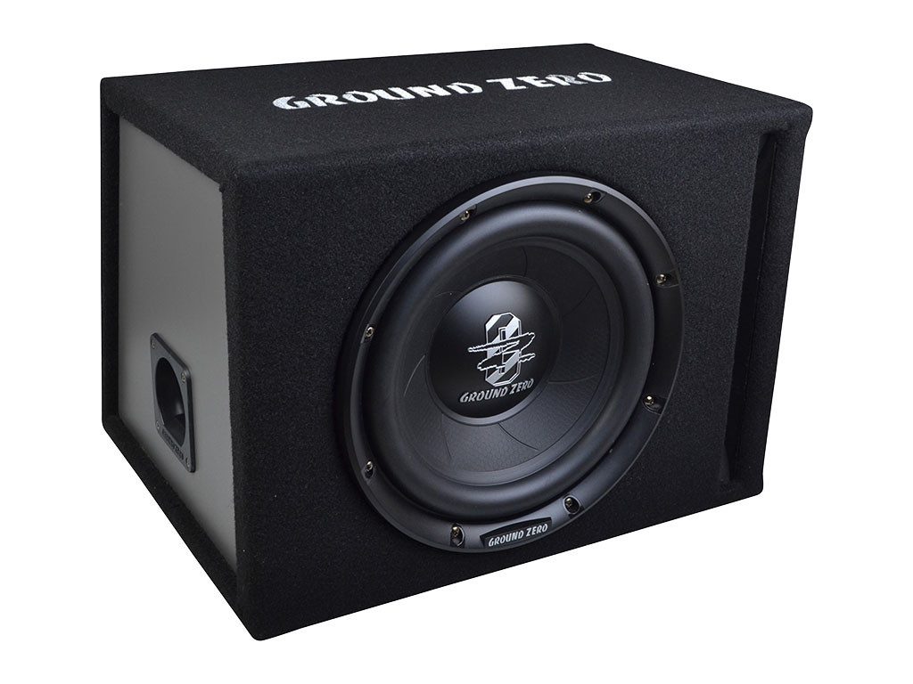 Ground Zero GZIB 25BR 25cm Bassreflex Gehäusesubwoofer Auto-Subwoofer (250 W, max.: W 25 cm)