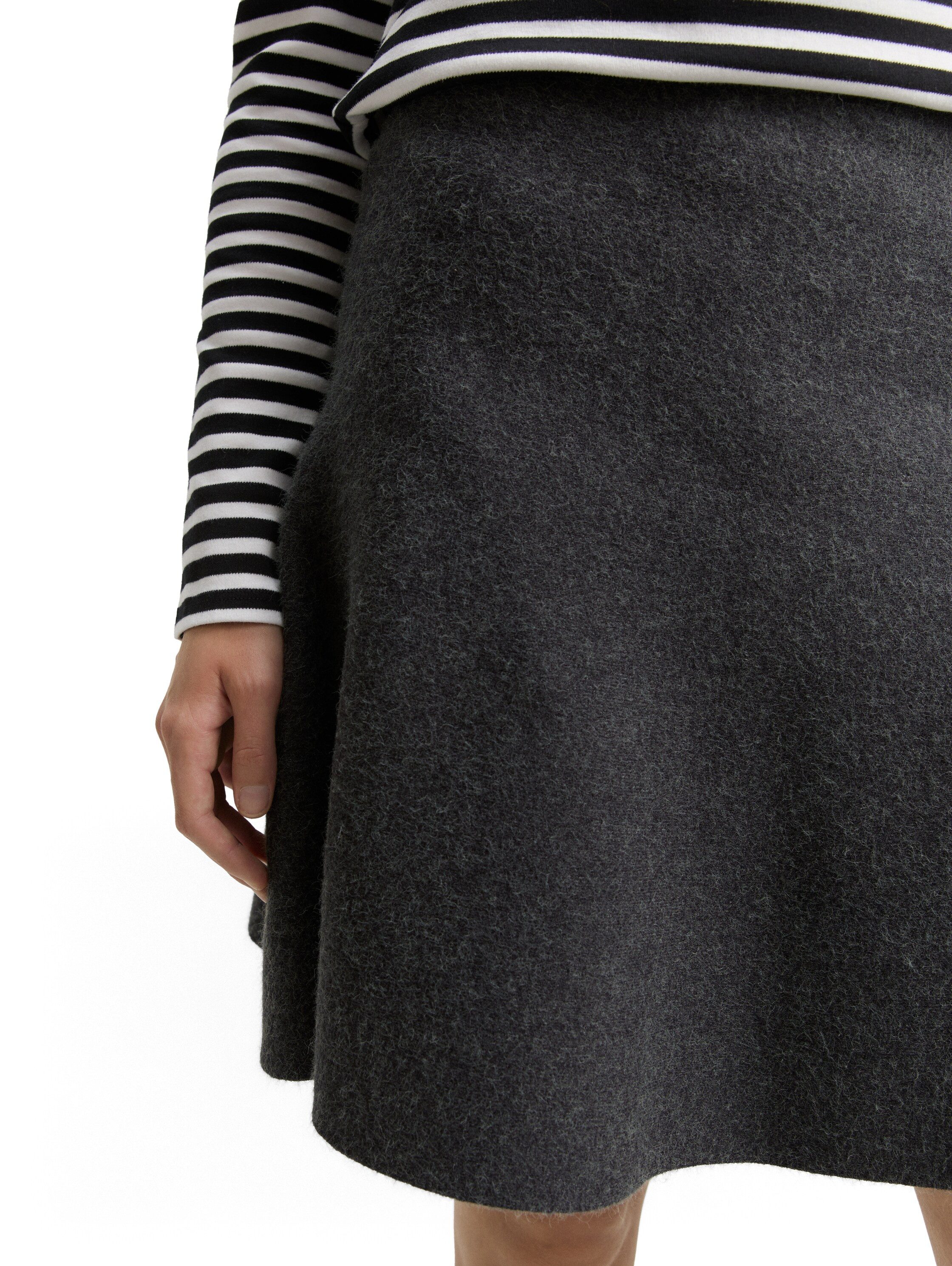 TOM TAILOR Denim Minirock aus Strick