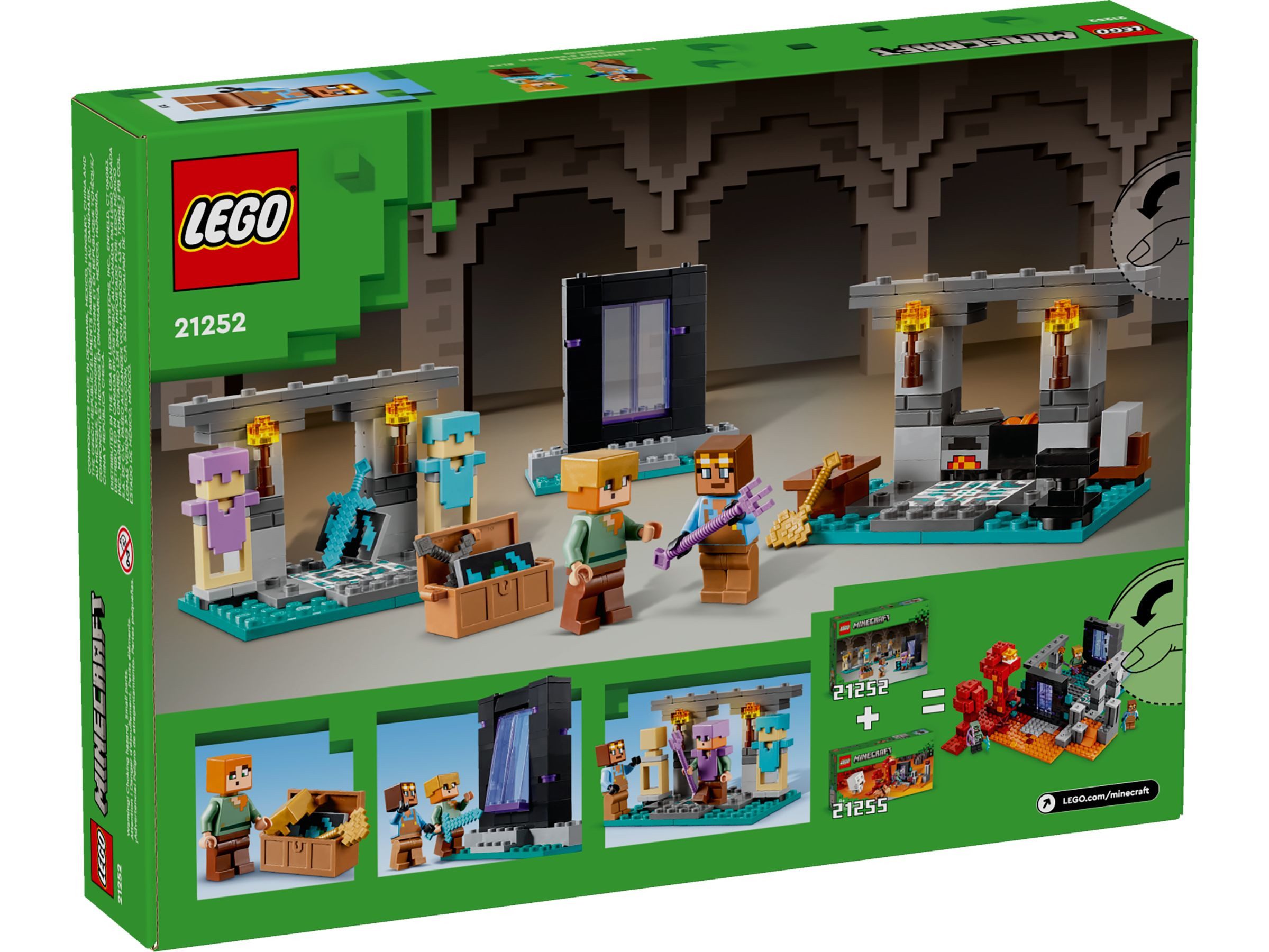 LEGO® LEGO® Minecraft Die Waffenkammer - 21252 NEU! Teile 203x Spielbaustei günstig online kaufen