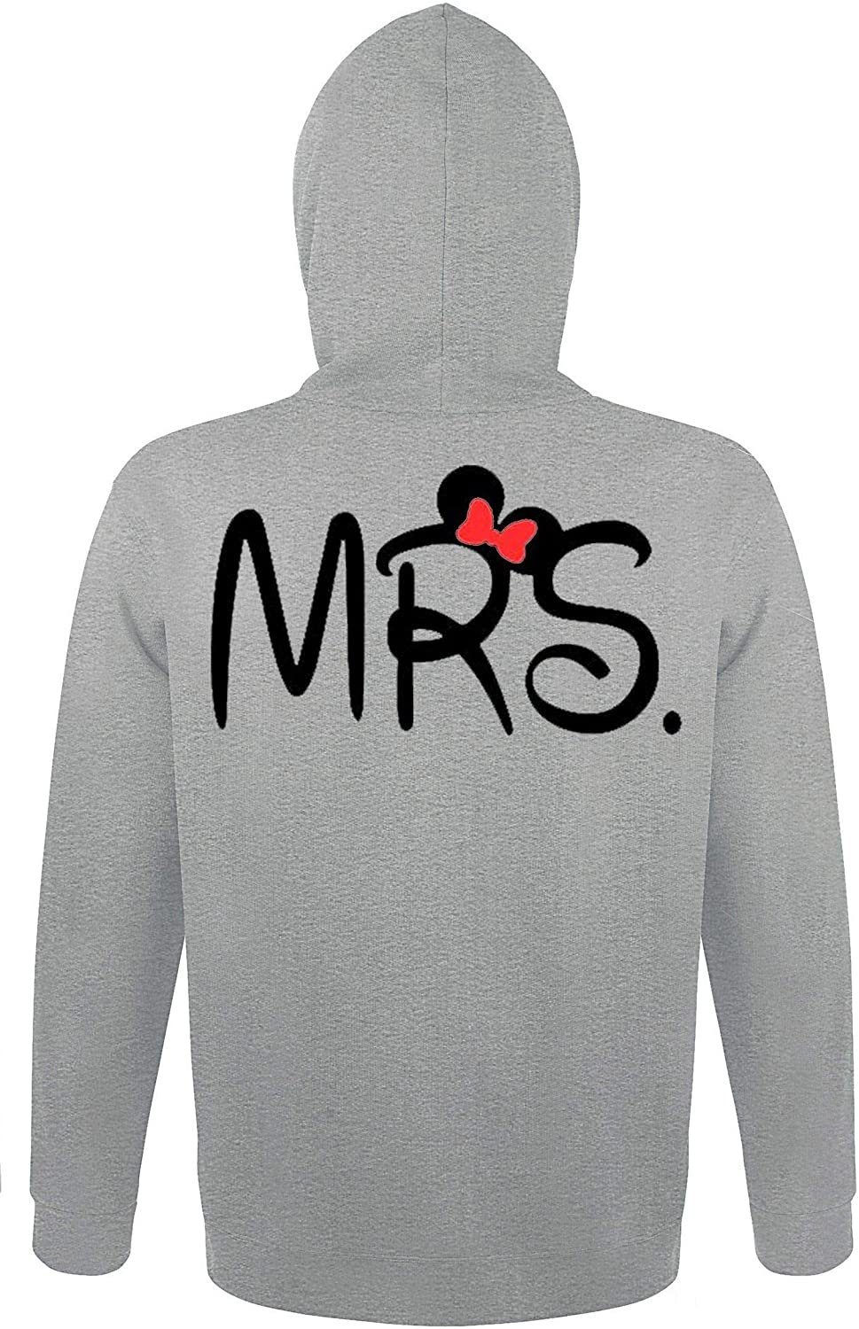 Couples Shop Kapuzenpullover Mr & Mrs Mister Misses Hoodie Pullover mit modischem Print