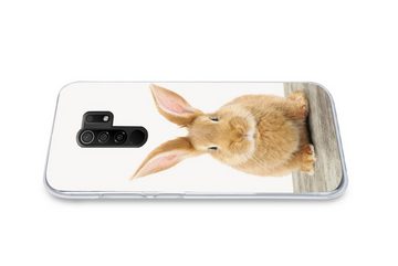 MuchoWow Handyhülle Kaninchen - Babykaninchen - Tiere - Kinder - Mädchen - Jungen, Phone Case, Handyhülle Xiaomi Redmi 9, Silikon, Schutzhülle
