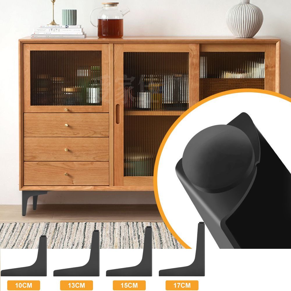 JOYOLEDER Möbelfuß Möbelbeine, Schrankfüße, 8 Stück Metall Sockelfuß, (Möbelfuß Möbelfüsse)