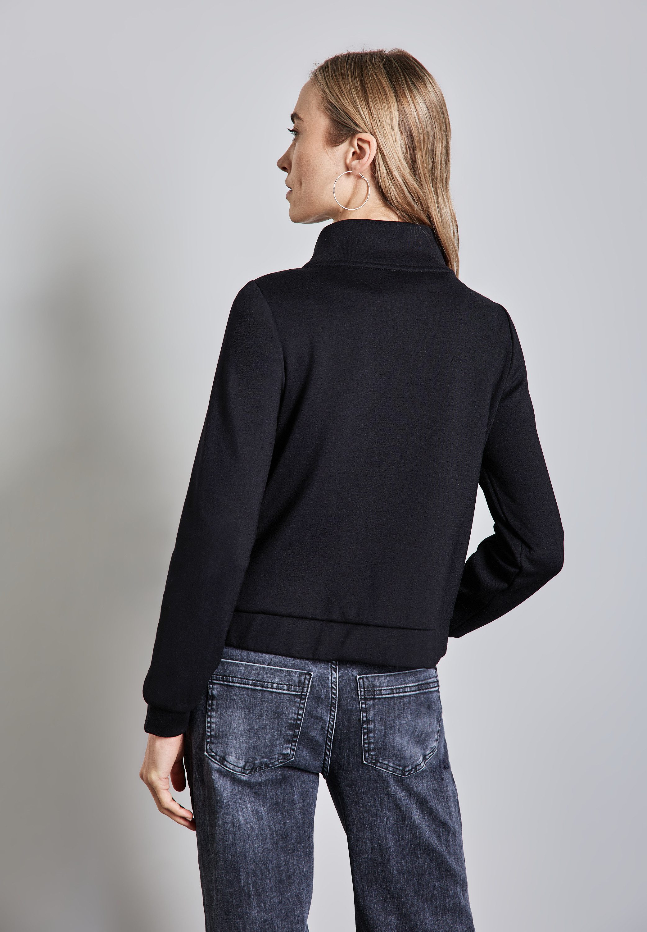 STREET ONE Sweatjacke mit Tunnelzug günstig online kaufen