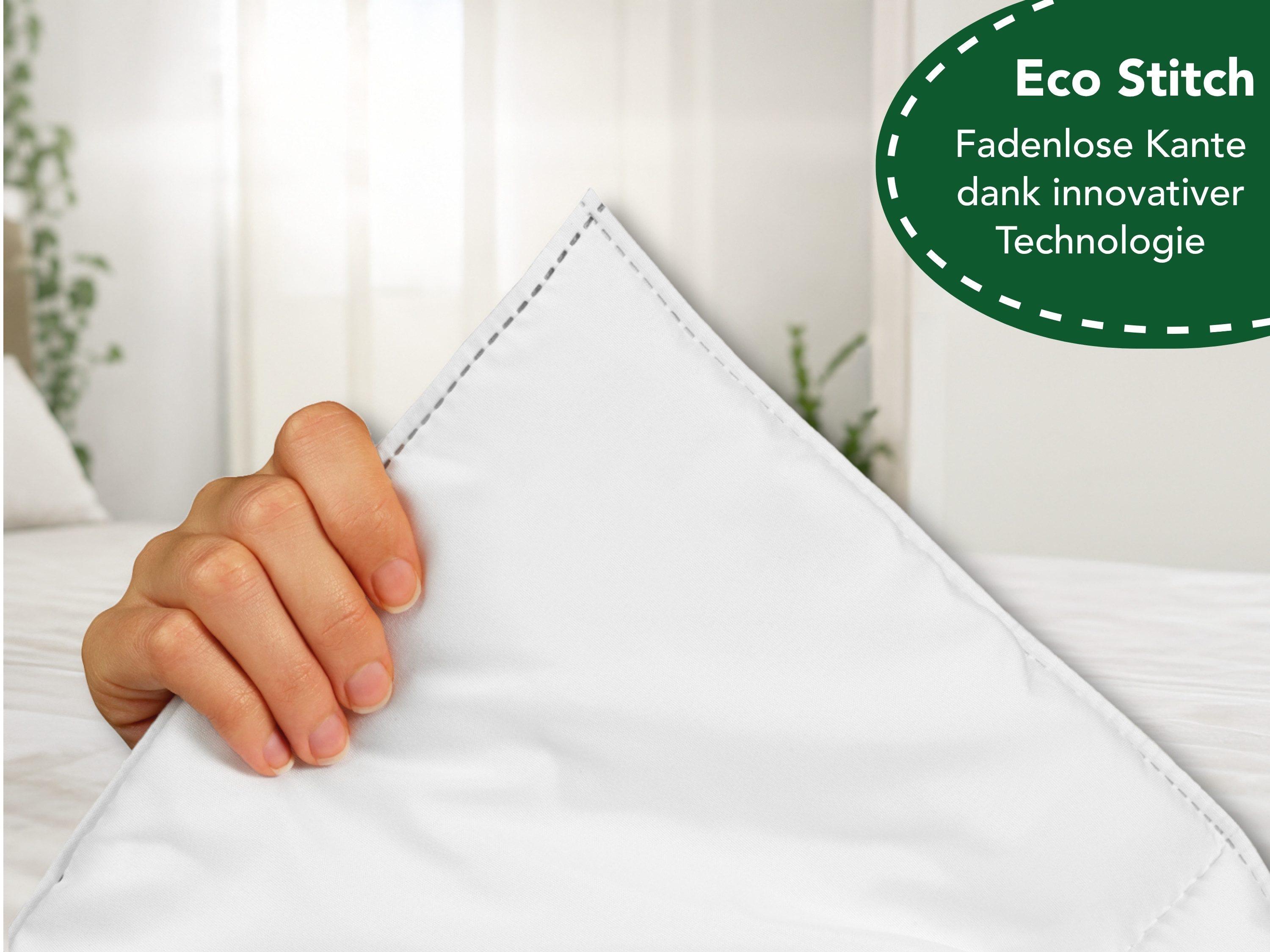 Dreamstar Microfaserkissen Kopfkissen Dekokissen - einzeln, 2er & 4er Set - 80x80 & 40x80 cm, Füllung: Faserfüllung, Seitenschläfer, Rückenschläfer, Bauchschläf – Bild 4 von 5