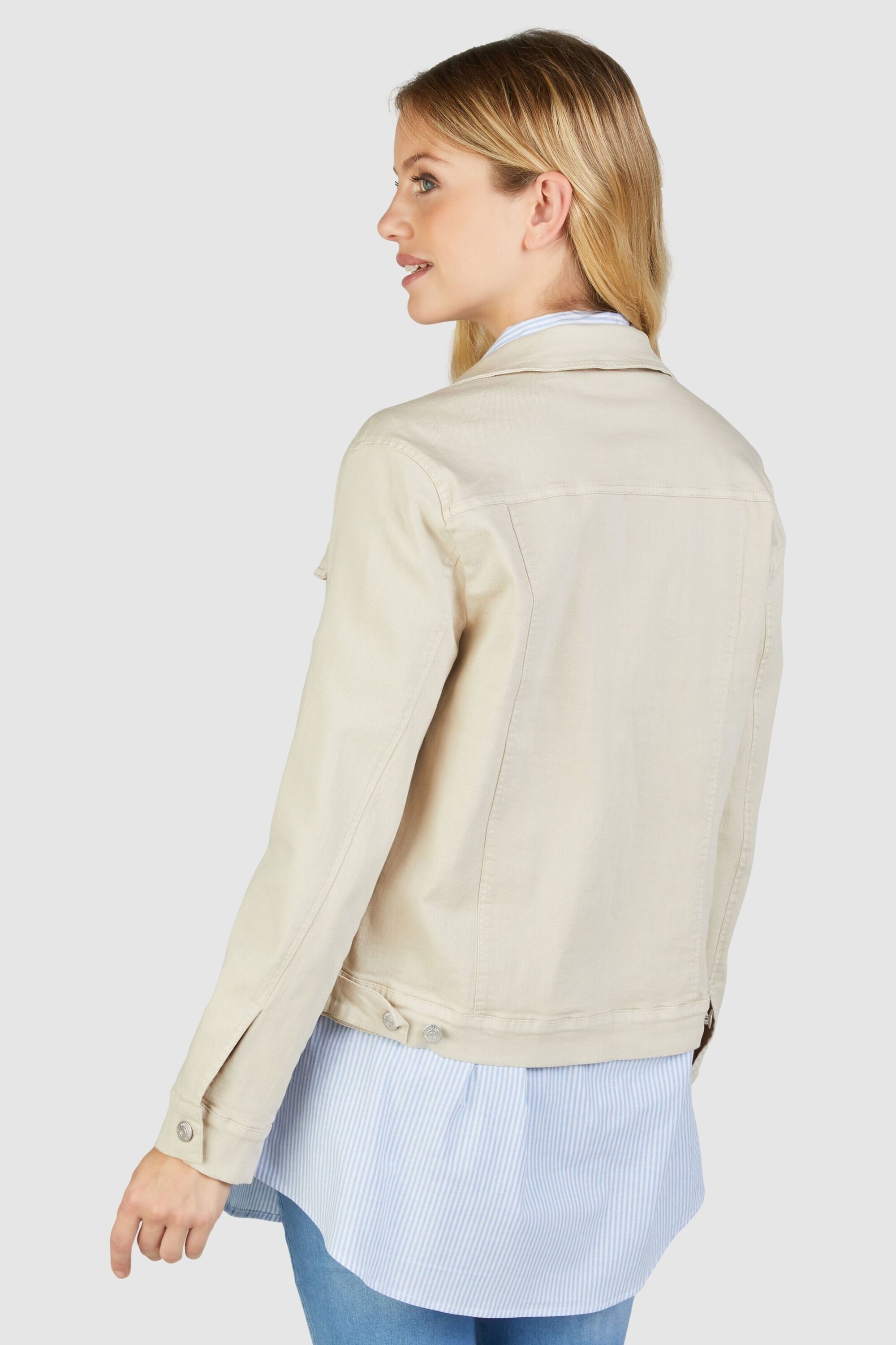 NAVIGAZIONE Jeansjacke mit Kragen
