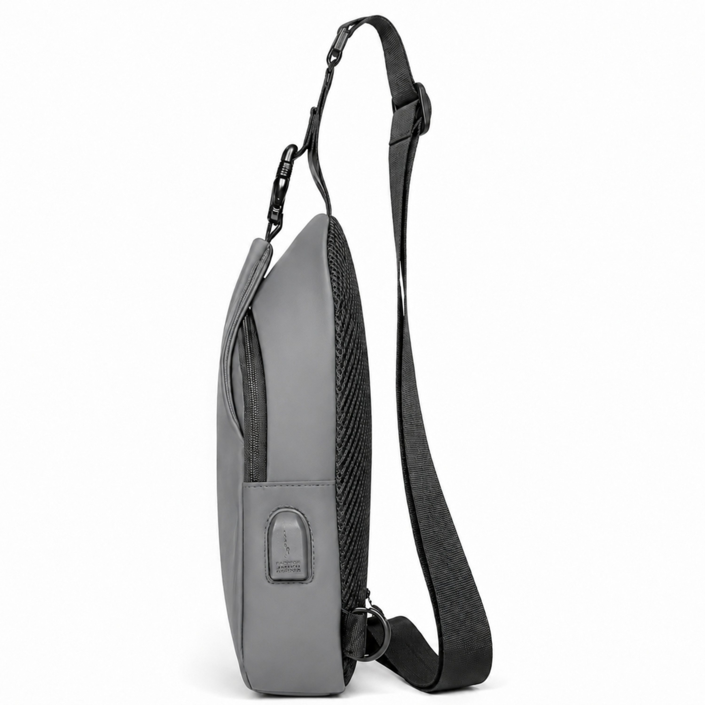 StellarLuma Umhängetasche Herren Tasche Umhängetasche Brusttasche Schultertasche Crossbody (Erhältllich in drei verschiedenen Farben), 3 Fächer, Kopfhöreröffnung und wechselbarer Schultergurt fürs Tragen