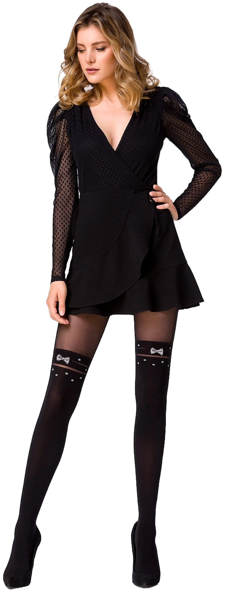 NOQ by Knittex Feinstrumpfhose Fantasy by night (Packung 1 St. 1 Paar) Fein günstig online kaufen