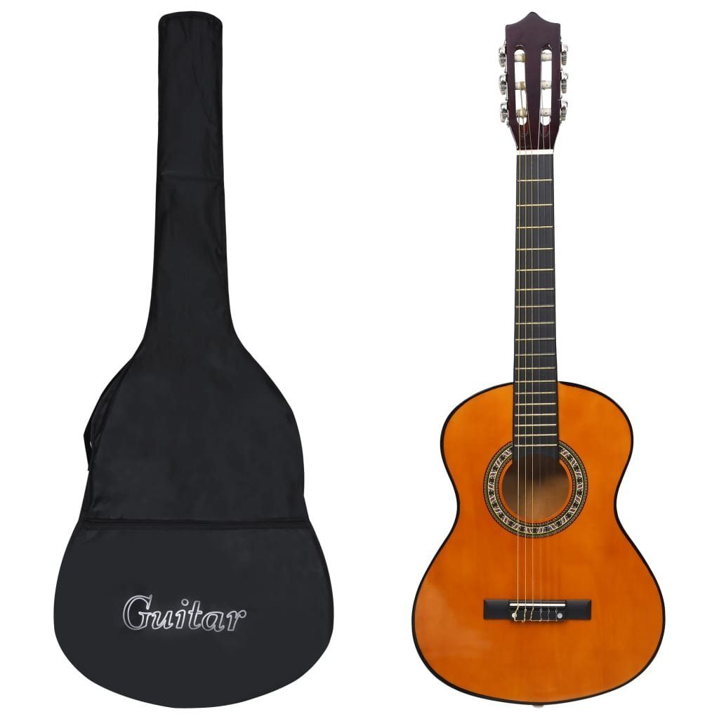 vidaXL Westerngitarre Klassikgitarre für Anfänger und Kinder mit Tasche 1/2 34"