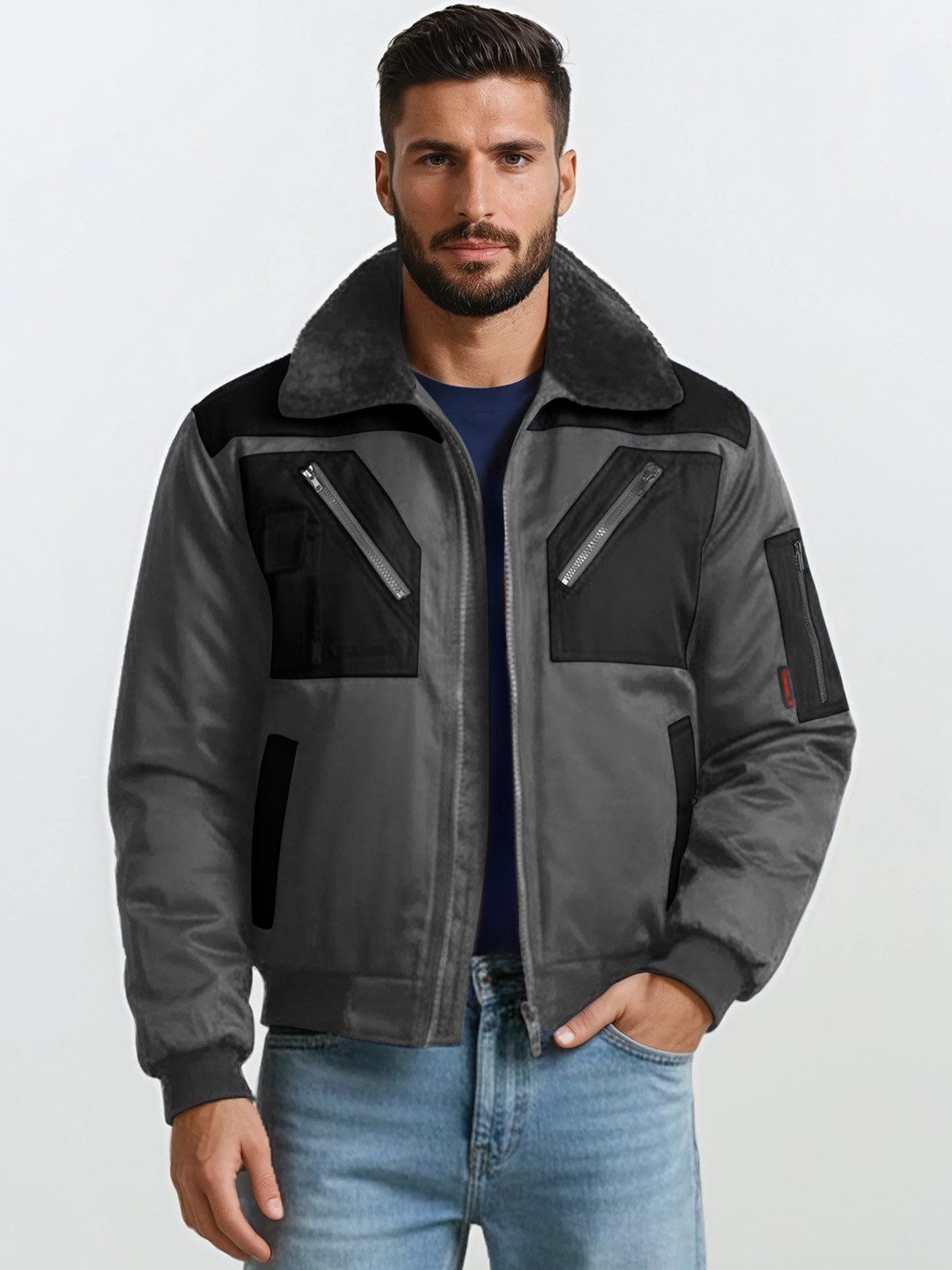 urbandreamz workwear Pilotenjacke 4-in-1 Arbeitsjacke Übergangsjacke Winter günstig online kaufen